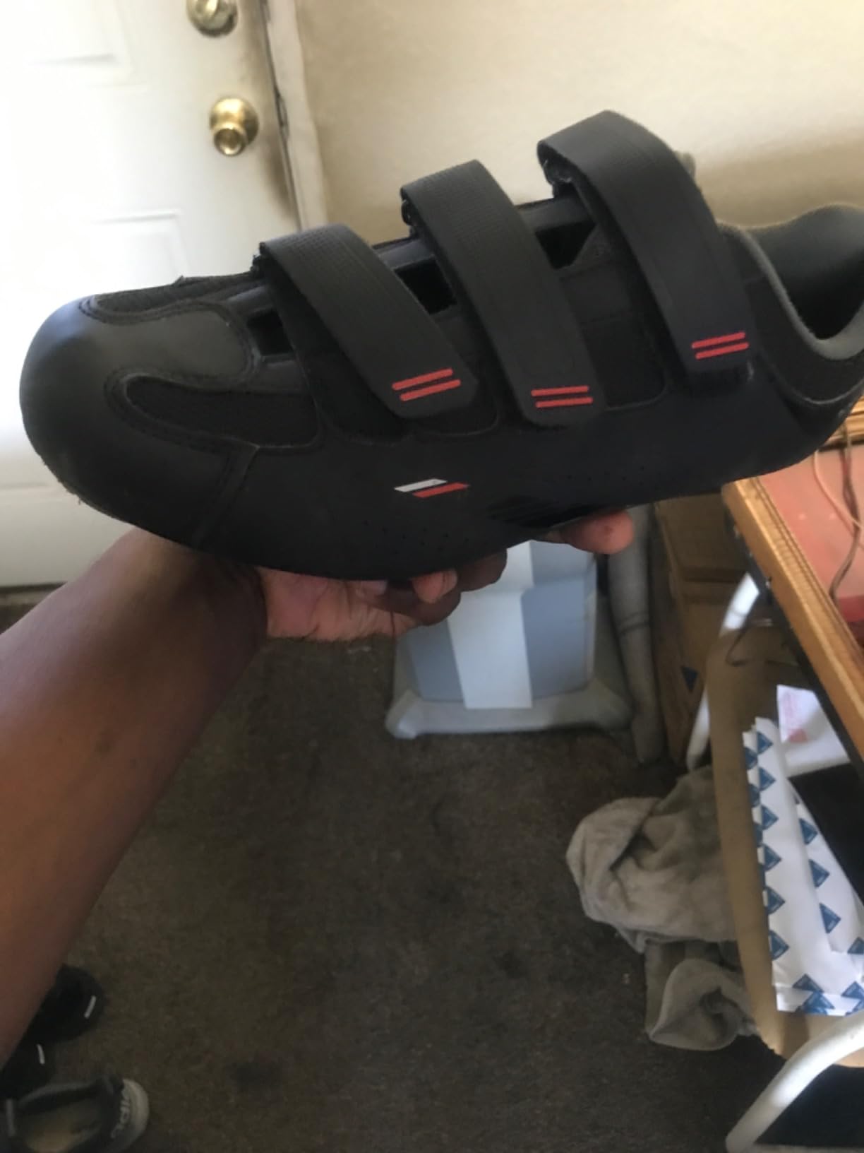 Tommaso Strada Mens SPD & Peloton Shoes—2 in 1 Cycling Shoes—Install Your Own Delta or SPD Cleats for Spin Bikes, Indoor Cycles or Most Mens Bicycles—Explore Bike Accessories customer photo 2
