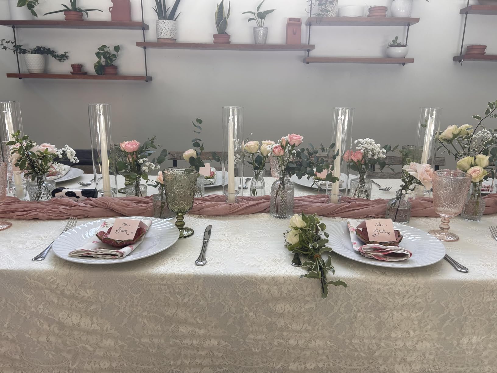 Glass Bud Vase Set of 32PCS Wedding Centerpieces for Tables,Mini Clear Bud Vases for Flowers,Small Flower Vases Suitable for Birthday Party,Anniversary,Wedding,Baby Shower (Clear, 32PCS) customer photo 1