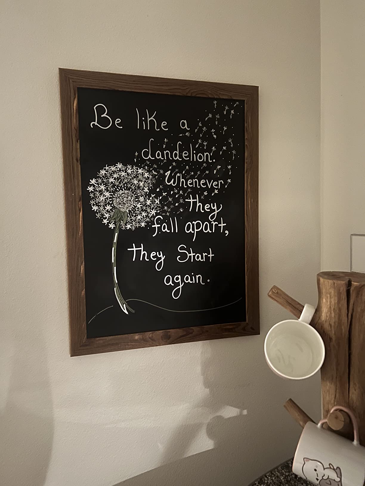 Magnetic Wall Chalkboard, Large Size 18