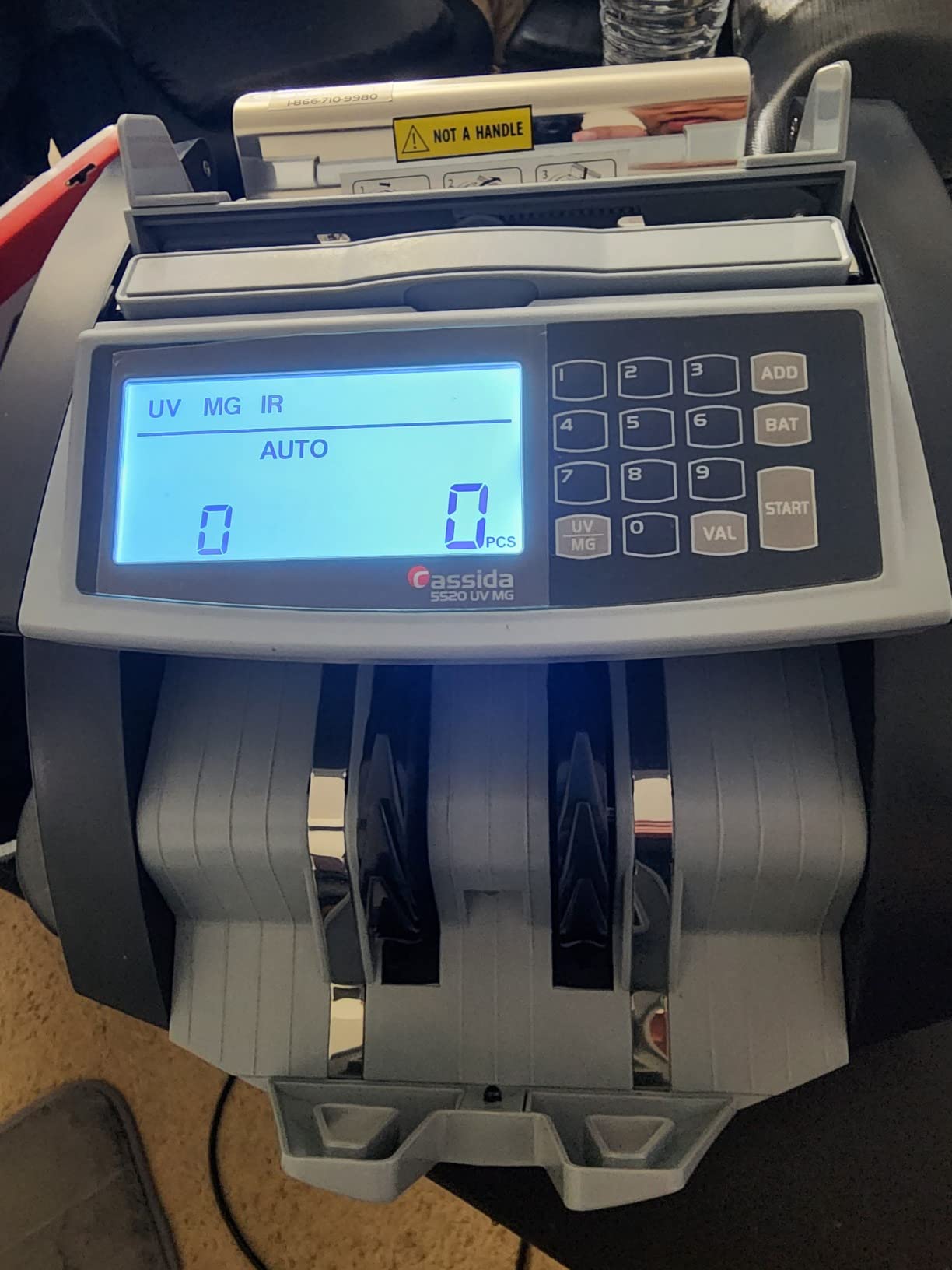 Cassida Money Mixed Bill Counter I Business Grade I 1-Pocket I 8800R V2 customer photo 1