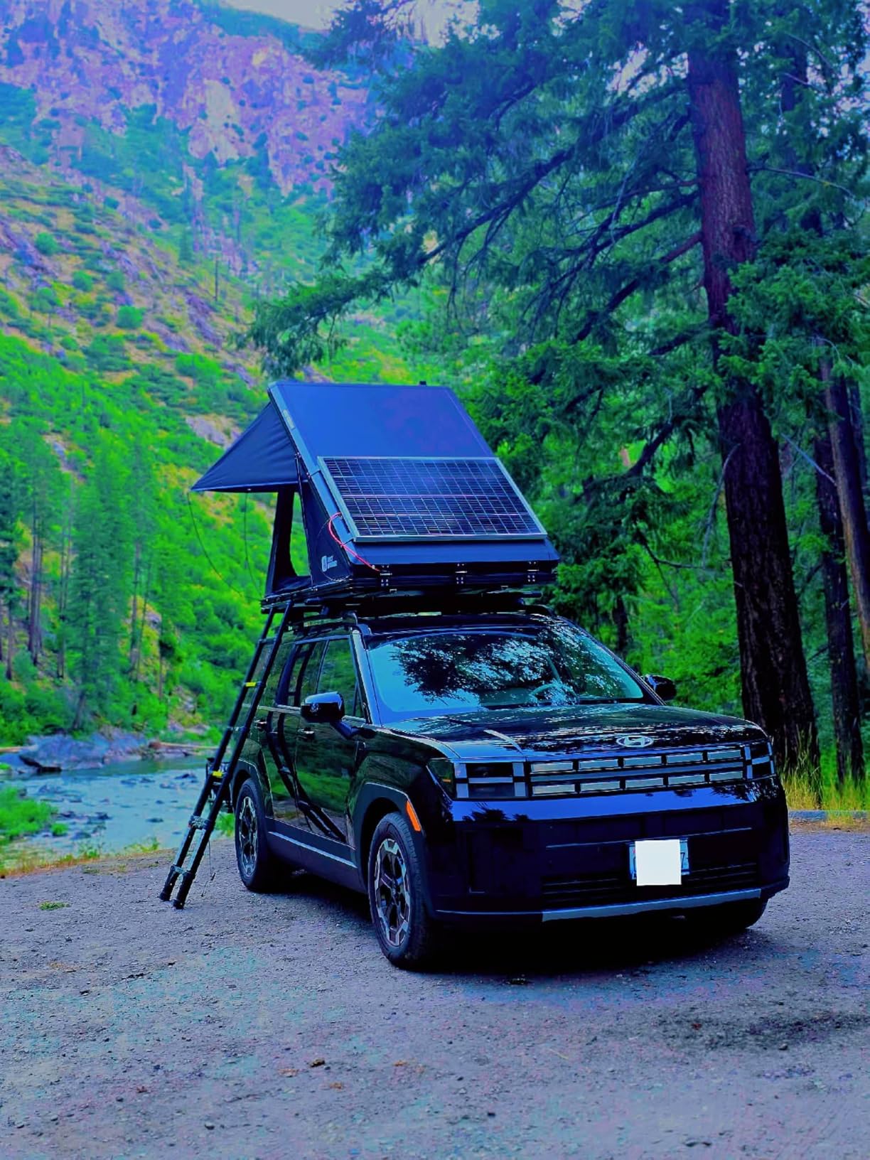 Solar Panel Rooftop Tent Hard Shell,Pop Up Car Roof Top Tent Hardshell customer photo 1