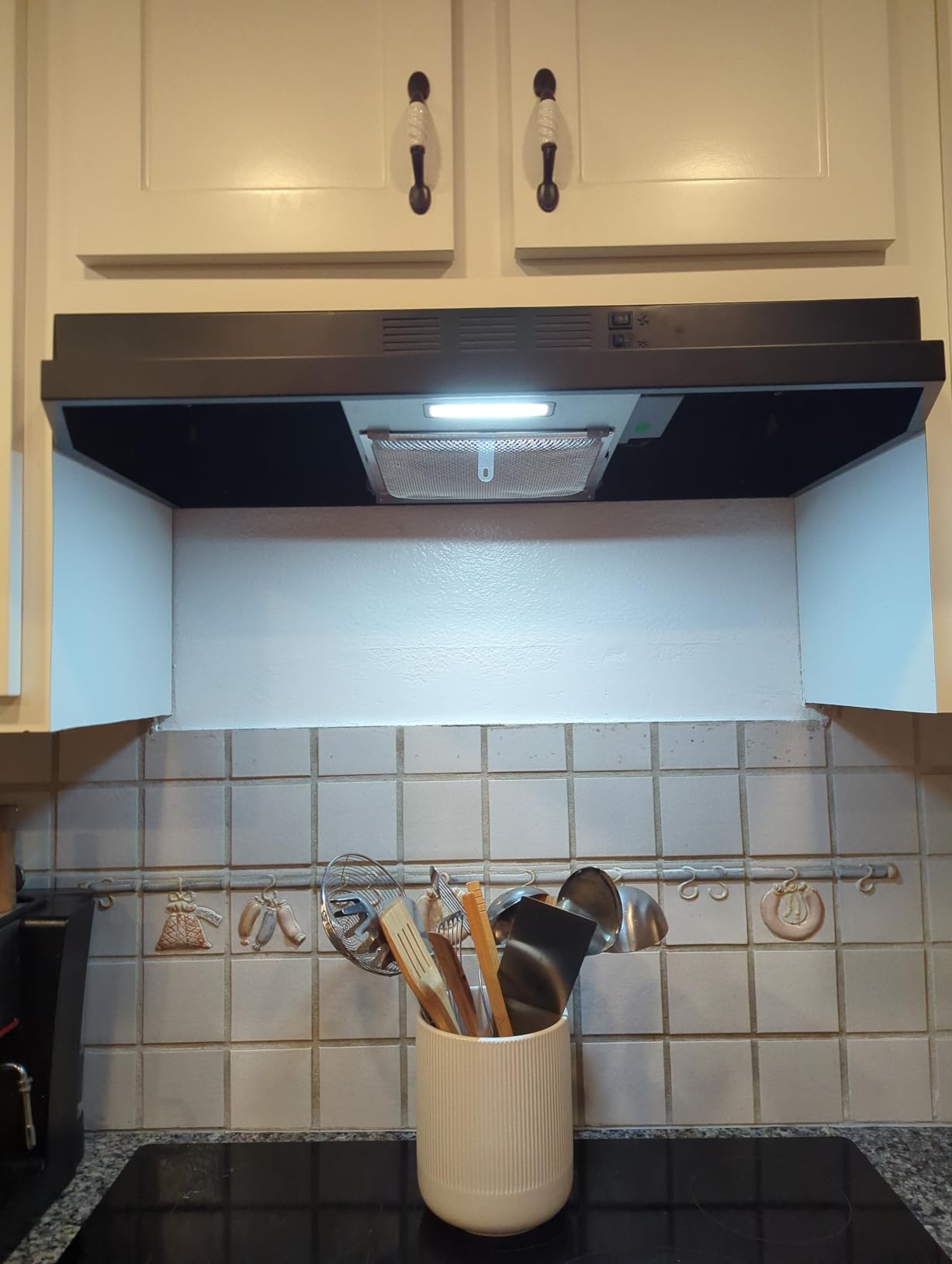 FIREGAS Black Range Hood 24 inch, 300 CFM Under Cabinet Kitchen Hood customer photo 1