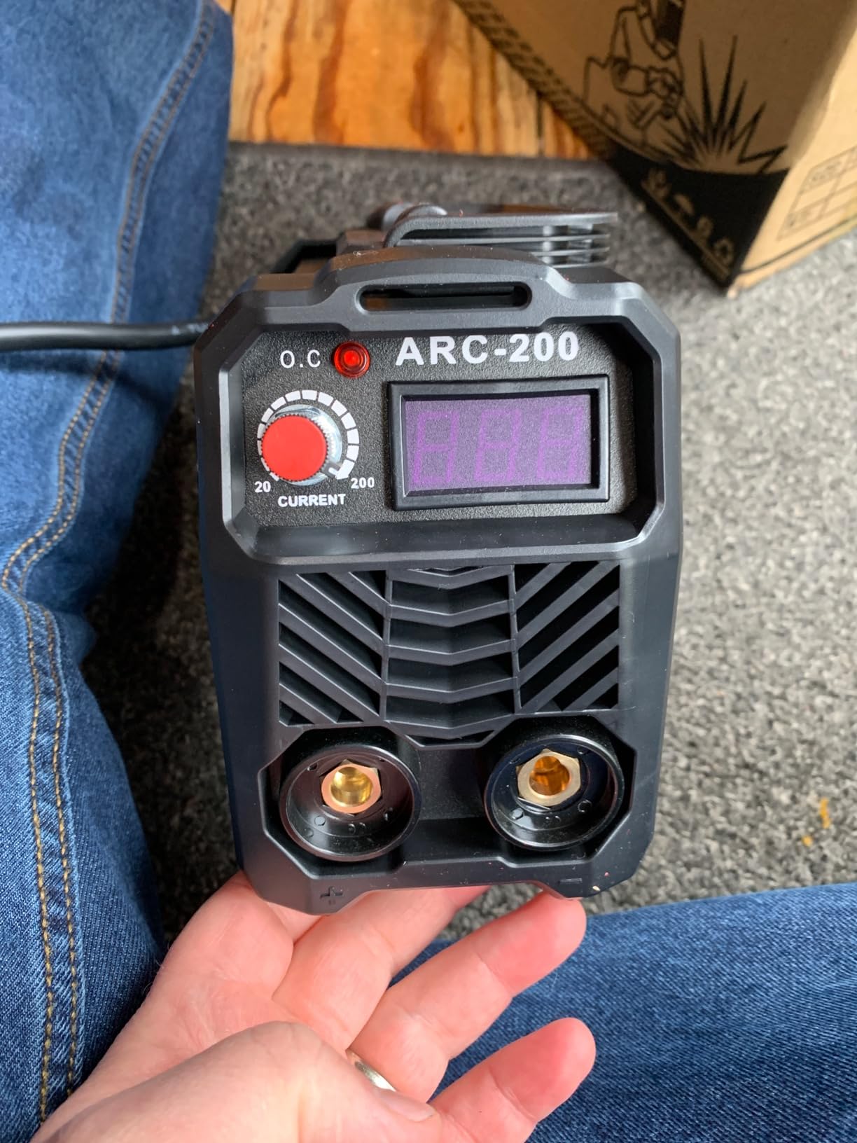 Hpoouo 200Amp 20PCS Rods Stick Welder, Super MINI Portable Welding Machine customer photo 2