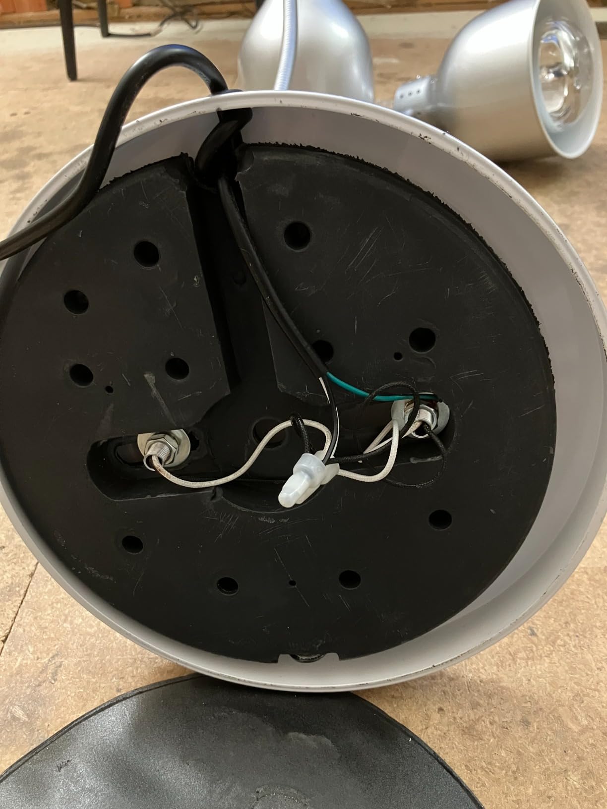 Food Heat Lamp with 2 x 250W Bulbs, 5000+ Hour Lifespan, Silver customer photo 1