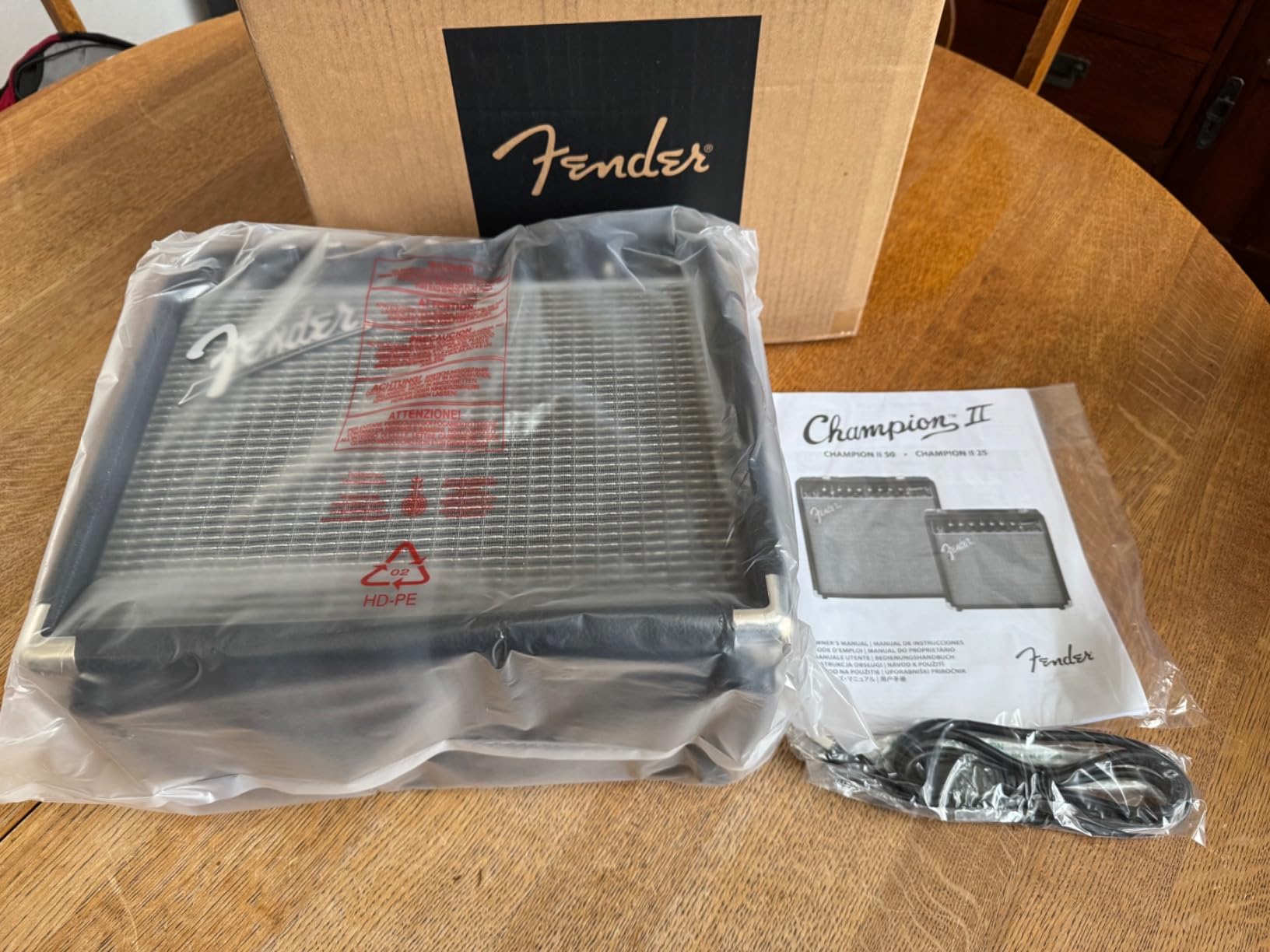 Fender Champion II 25 Watt Electric Guitar Combo Amp, Speaker, USB & Aux customer photo 1