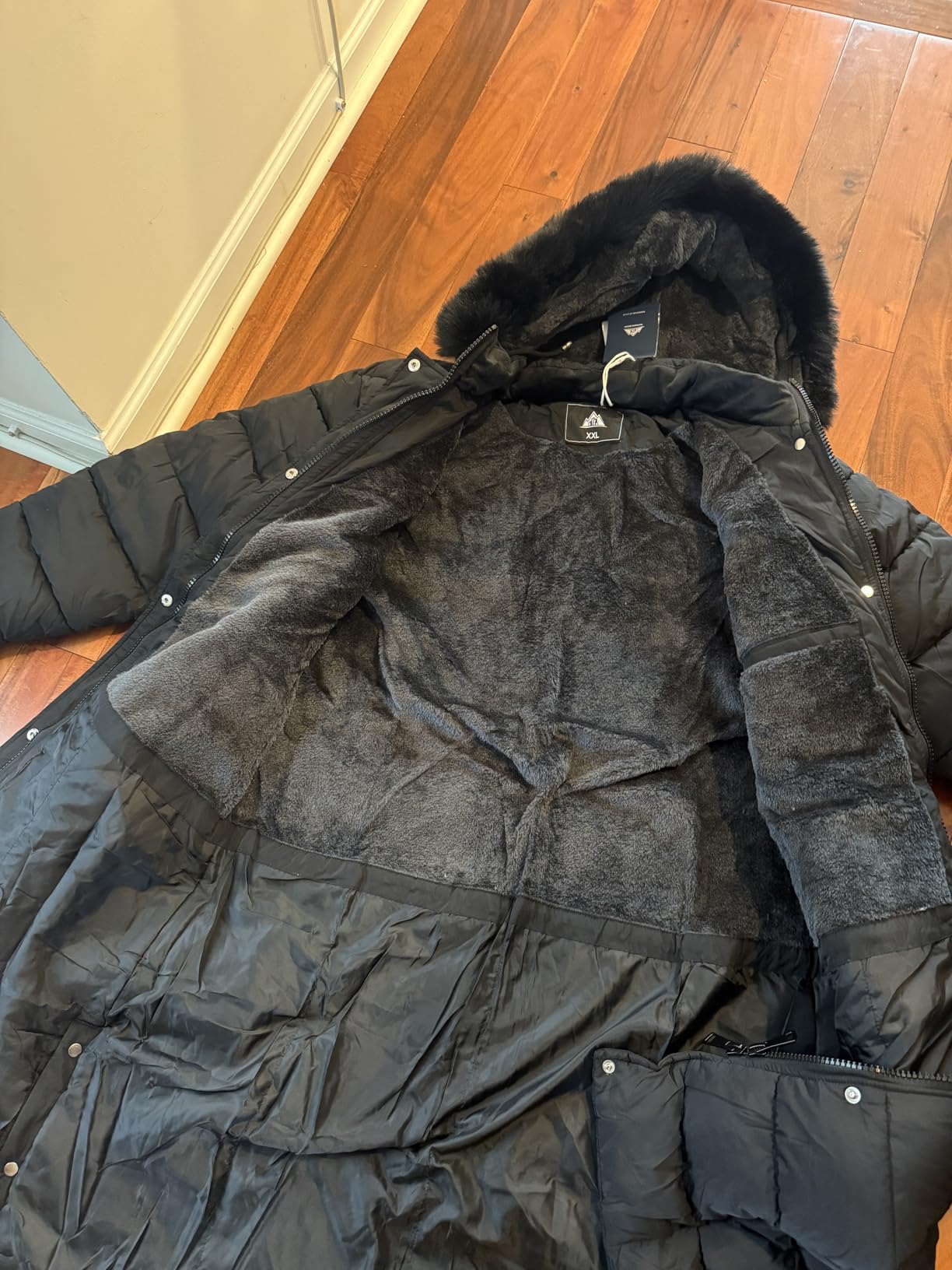 MOERDENG Women's Waterproof Long Winter Down Coats Warm Puffer Jacket Parka customer photo 2