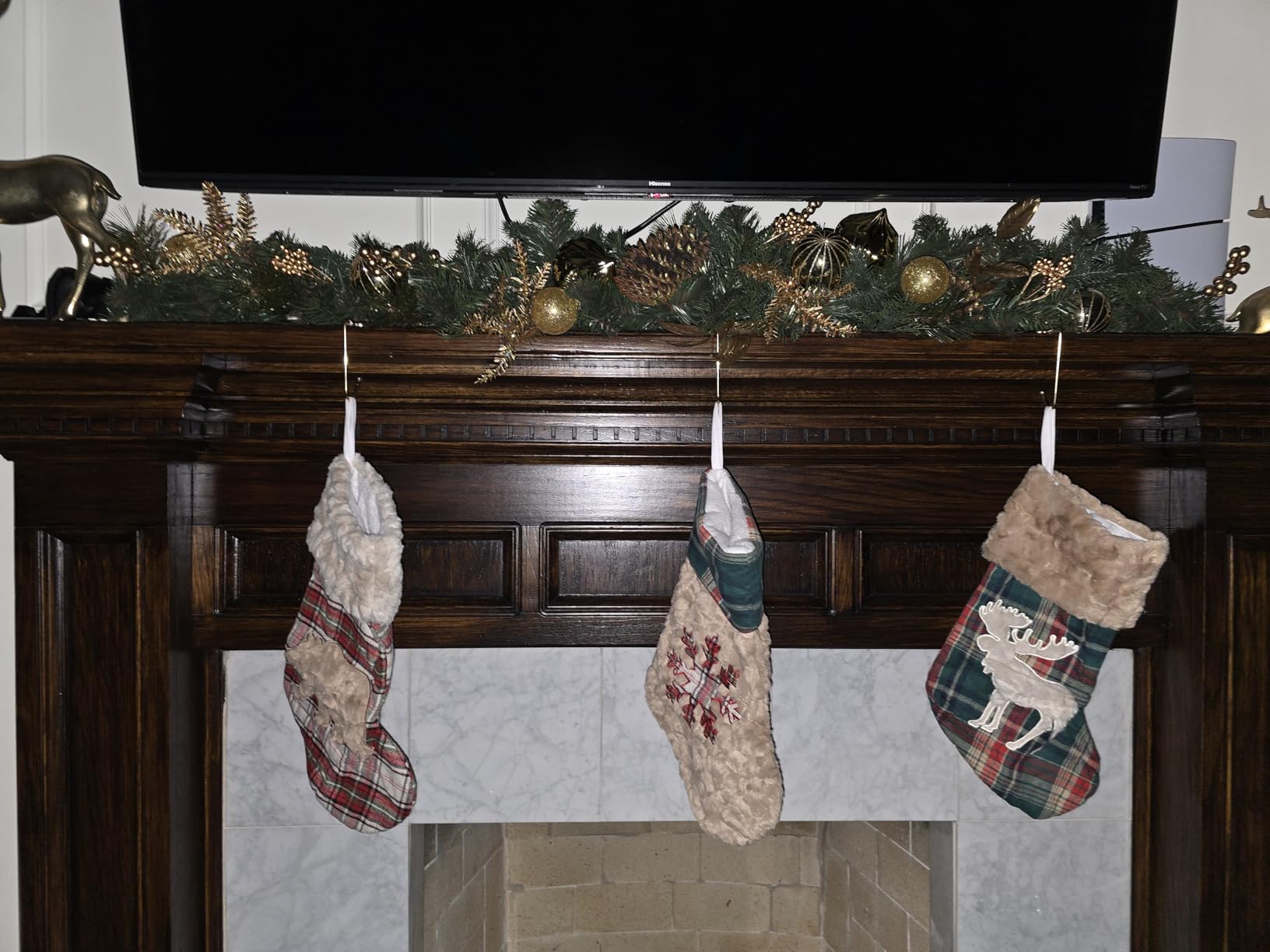 LUBOT New Christmas Stockings Set of 6 Embroidered 20