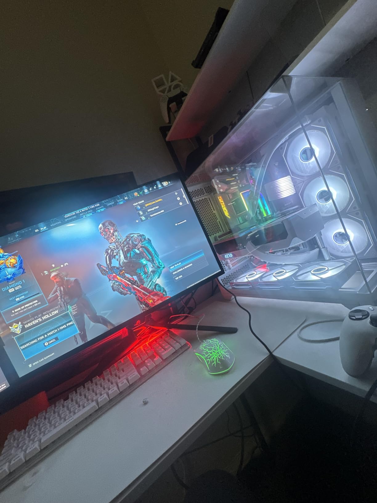 ASUS ROG PG27AQDP 27 Inch 1440p 480Hz OLED Gaming Monitor | Custom Heatsink, 0.03ms, G-SYNC Compatible, WOLED, DisplayHDR 400, AI Assistant, True 10-bit, 99% DCI-P3, for PS5 and Xbox customer photo 2