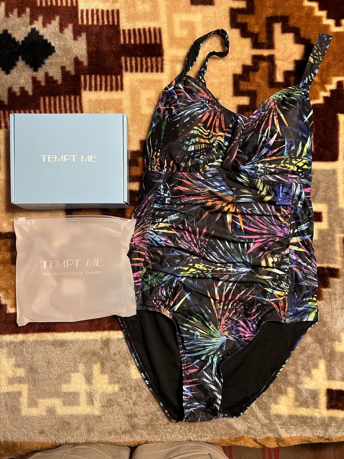Tempt Me Women One Piece Tummy Control Swimsuits customer photo 2