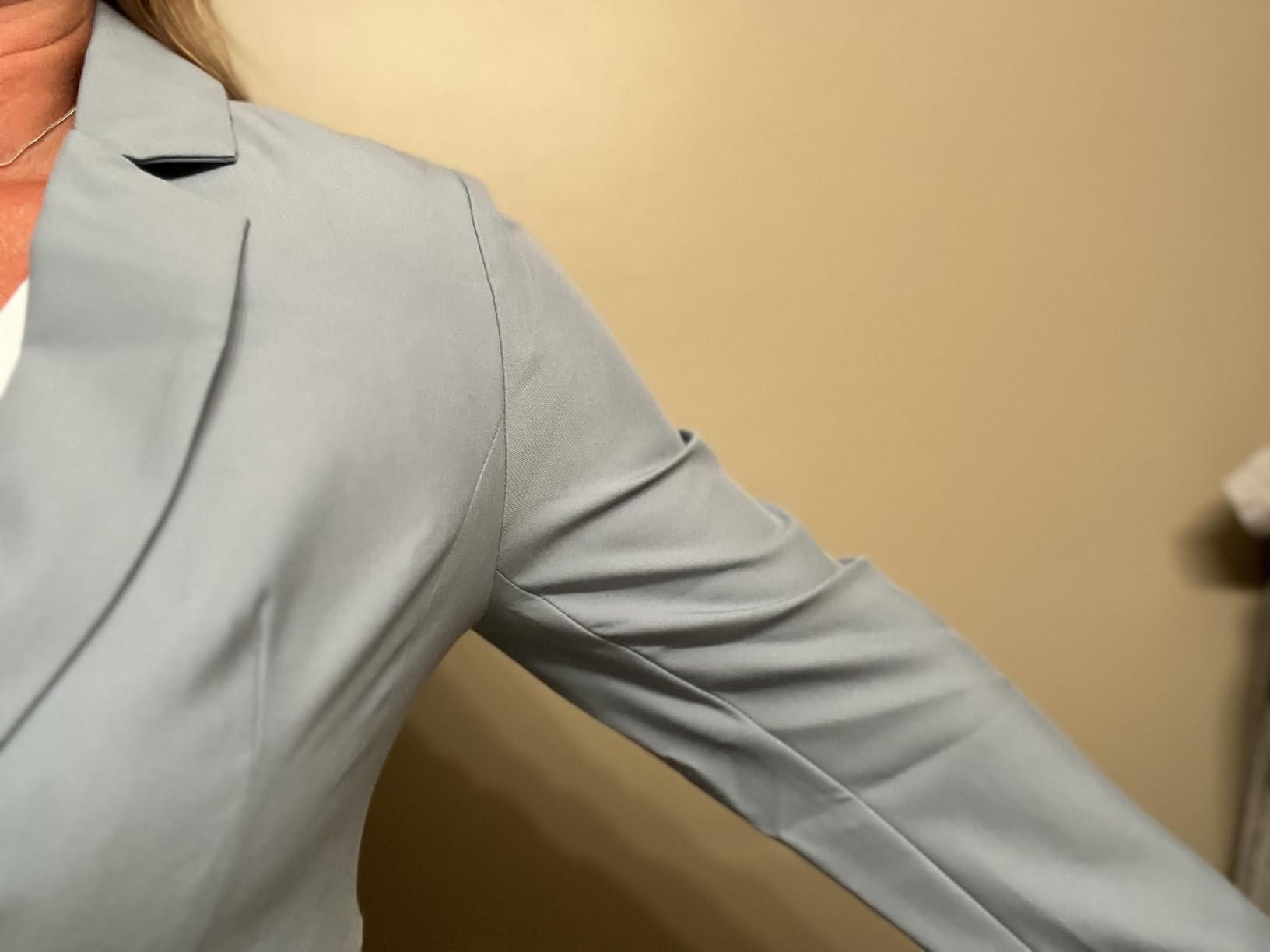 ELLEVEN Women's Business Casual Blazer Slim Fit Suit Jacket for Work Office customer photo 1