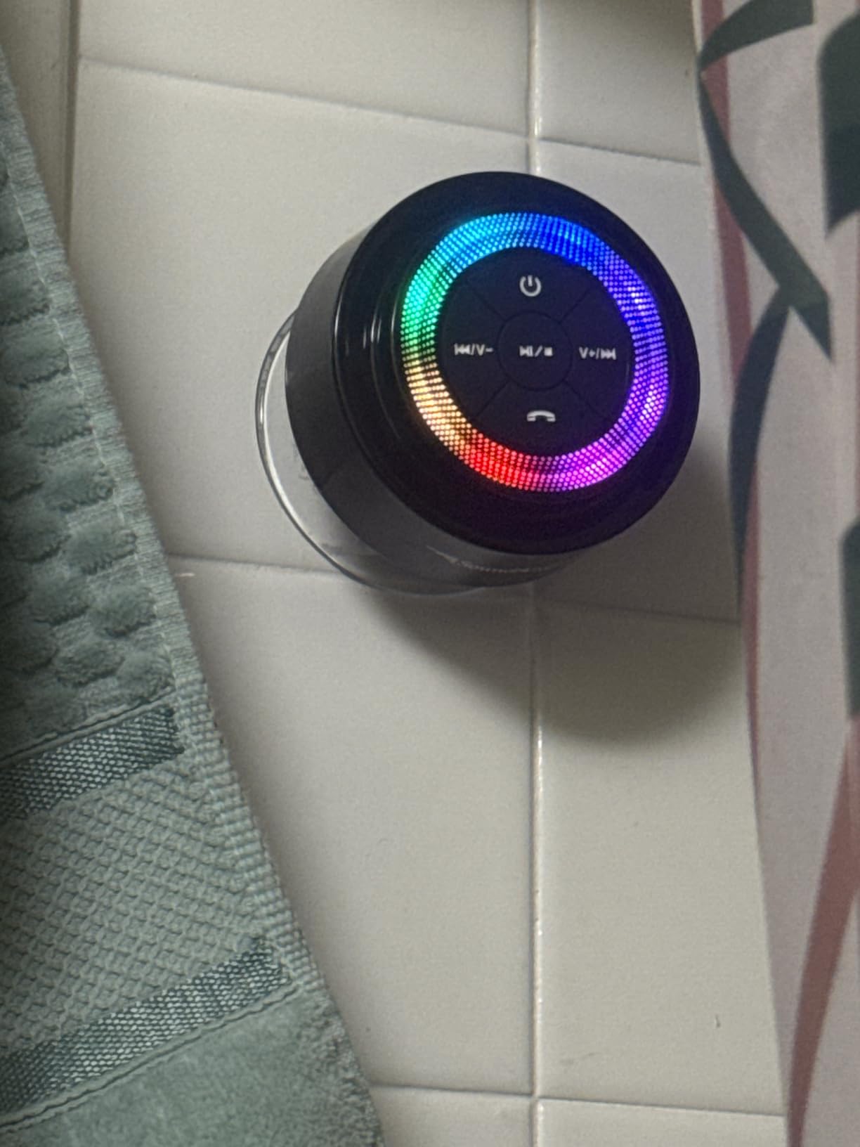 XLEADER Pro Shower Speaker (Upgraded) Certified IPX7 Waterproof Bluetooth | Premium, 8W Crystal Sound & Rich Bass, 15H Playtime, with Suction Cup, Silicone Lanyard, Ideal Gifts - SoundAngel Mate (2 Gen) customer photo 1