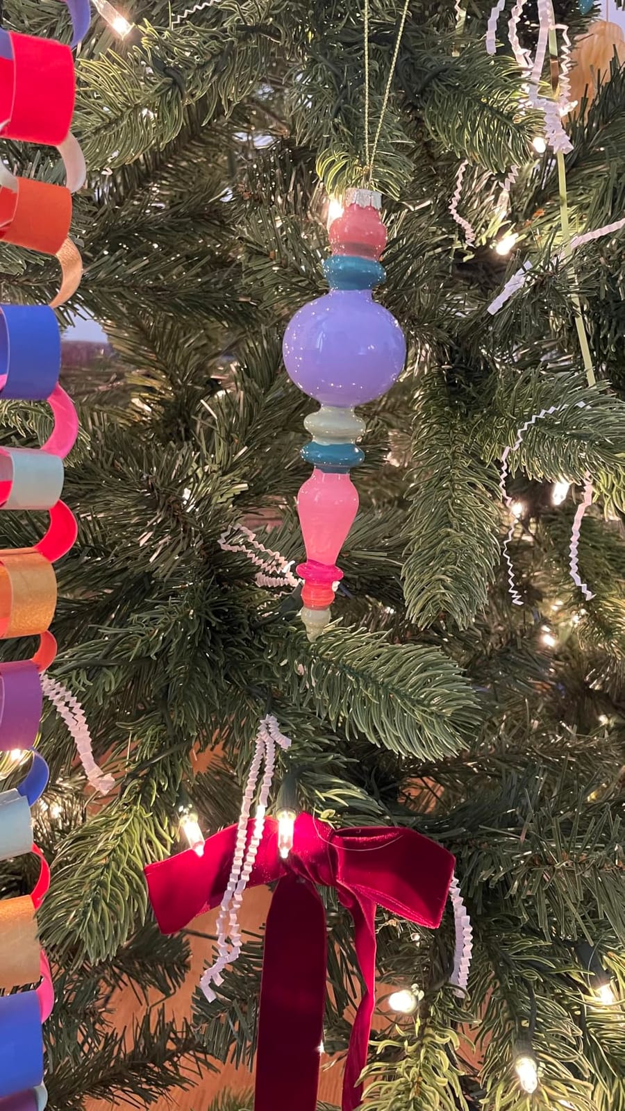 Soaoo 6 Pcs 6.3 in Red and Green Mercury Glass Finial Christmas Ornaments customer photo 1