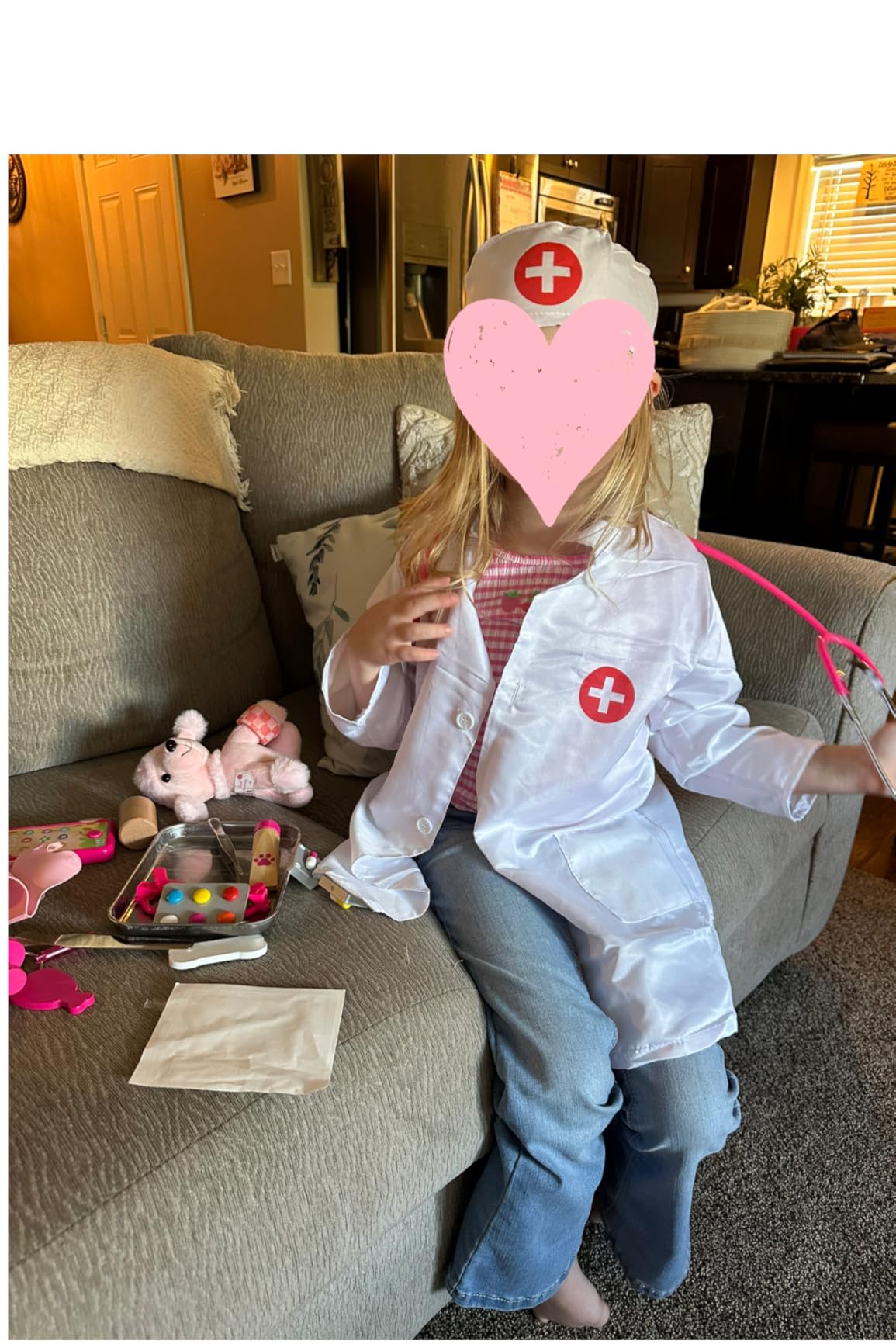 EFO SHM Pretend Play Doctor Kit for Girls, Veterinarian Playset for Kids customer photo 1