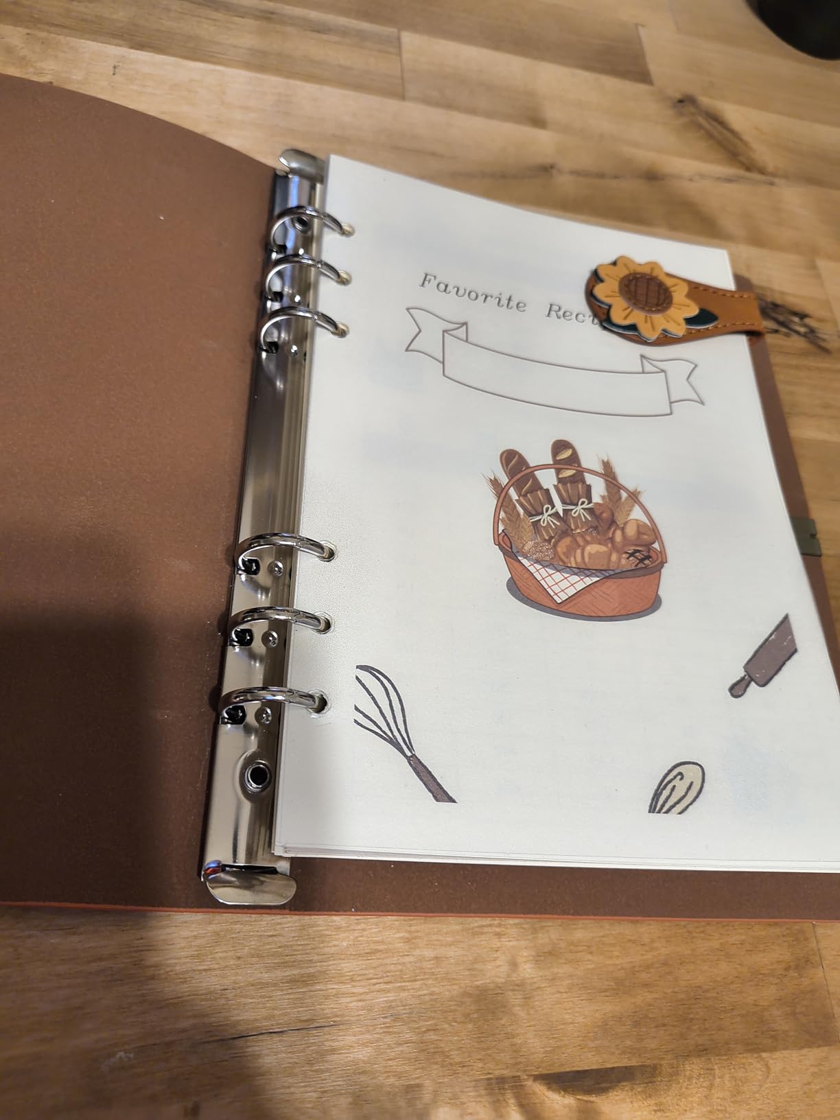 Blank Recipe Book to Write in Your Own Recipes, Leather Cookbook | Refillable Recipe Journal Notebook, Waterproof Vintage Blank Cookbook Holds 150 Short & Long Recipes customer photo 1
