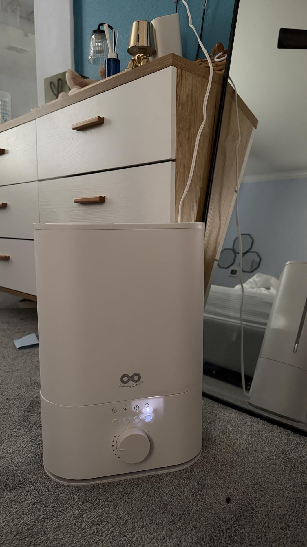 Everlasting Comfort 6L Large Humidifier for Bedroom, 28 dB Cool Mist customer photo 2
