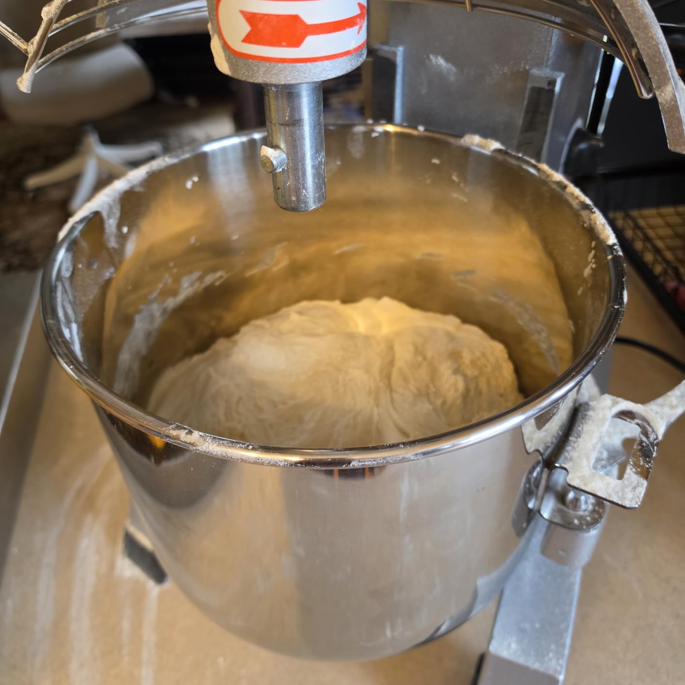 VEVOR Commercial Food Mixer, 20Qt Commercial Mixer with Timing Function, 750W Stainless Steel Bowl Heavy Duty Electric Food Mixer Commercial with 3 Speeds Adjustable 108/199/382 RPM, Dough Hook Whisk customer photo 1