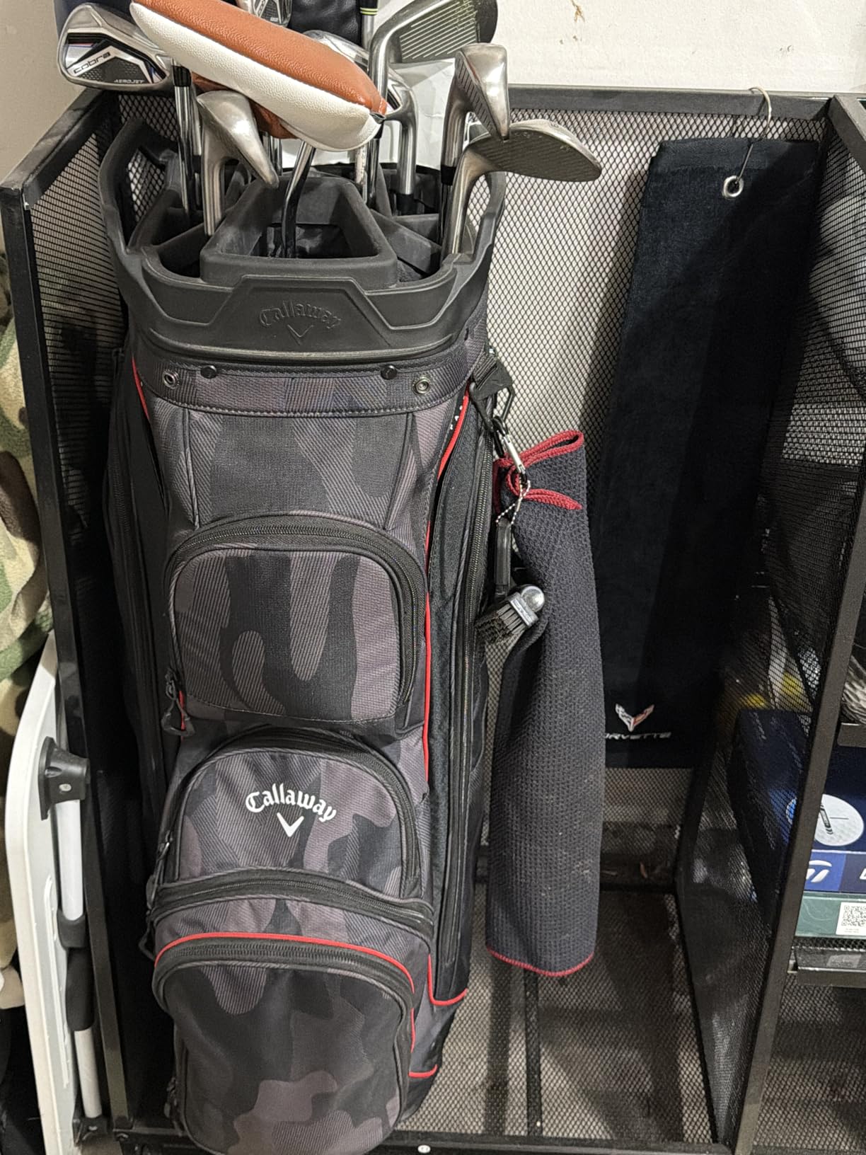 Callaway Golf ORG 14 Cart Bag (Navy/Flow Yellow) customer photo 2