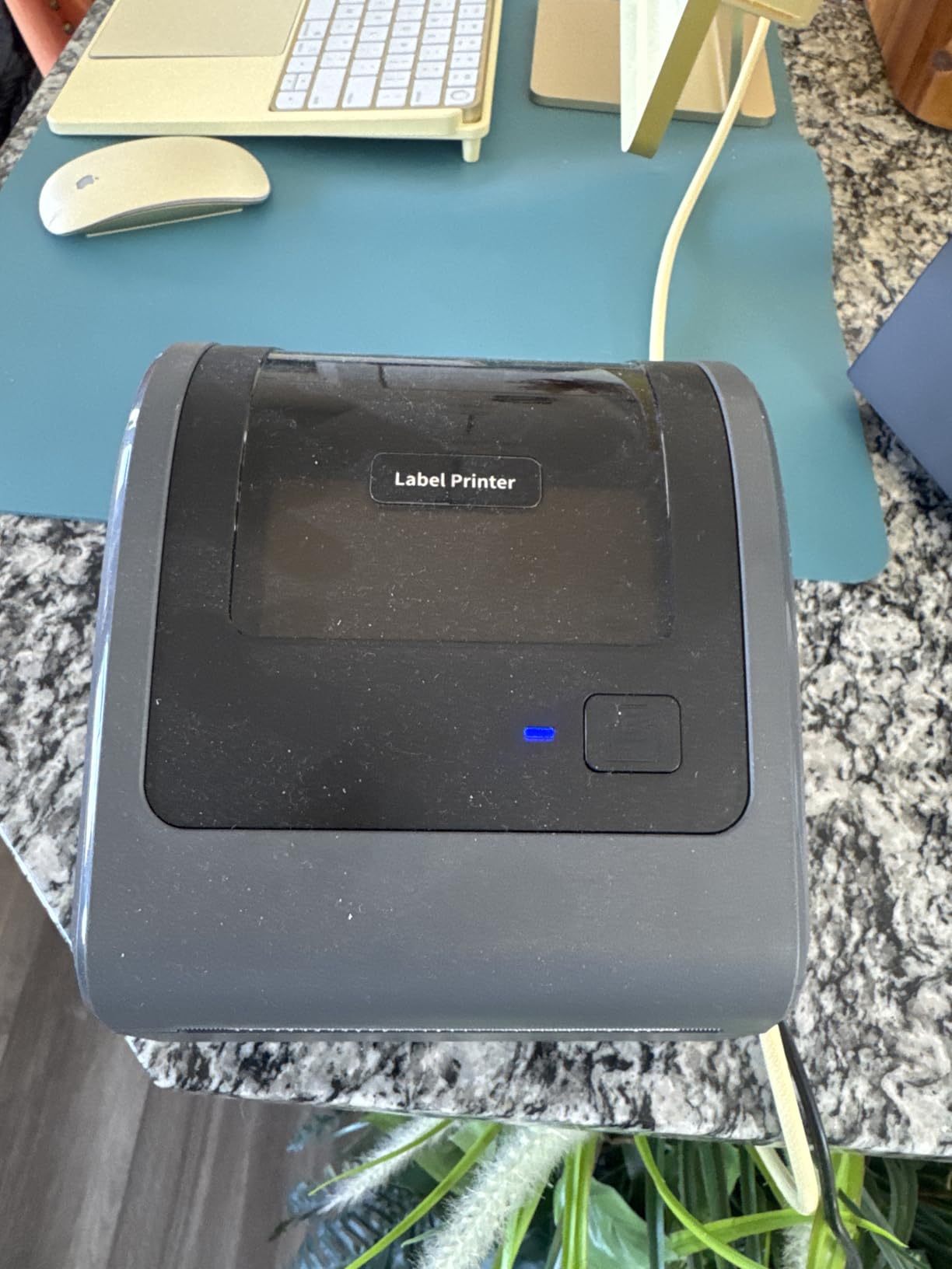 Bluetooth Shipping Label Printer with Built-in Label Bin customer photo 2