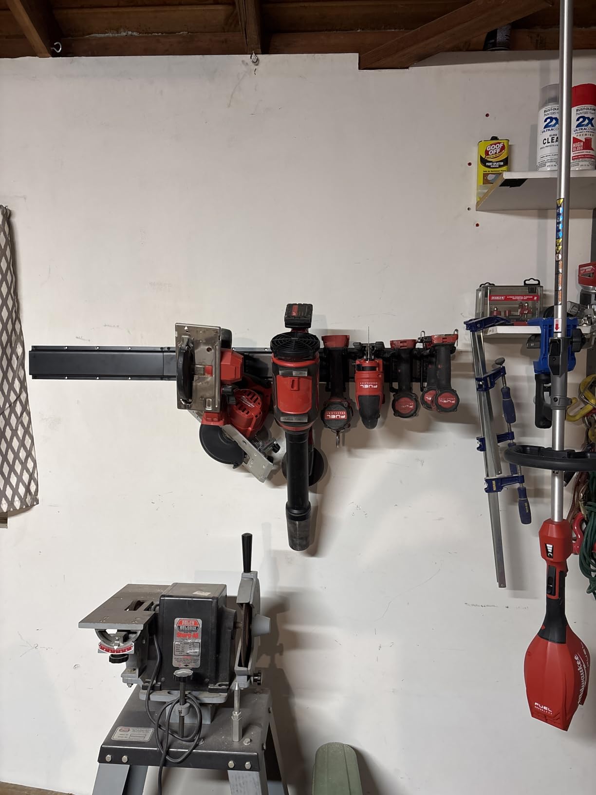PIYILO 48 in Garage Tool Organizer Wall Mount, Adjustable Tool Storage Rack customer photo 1