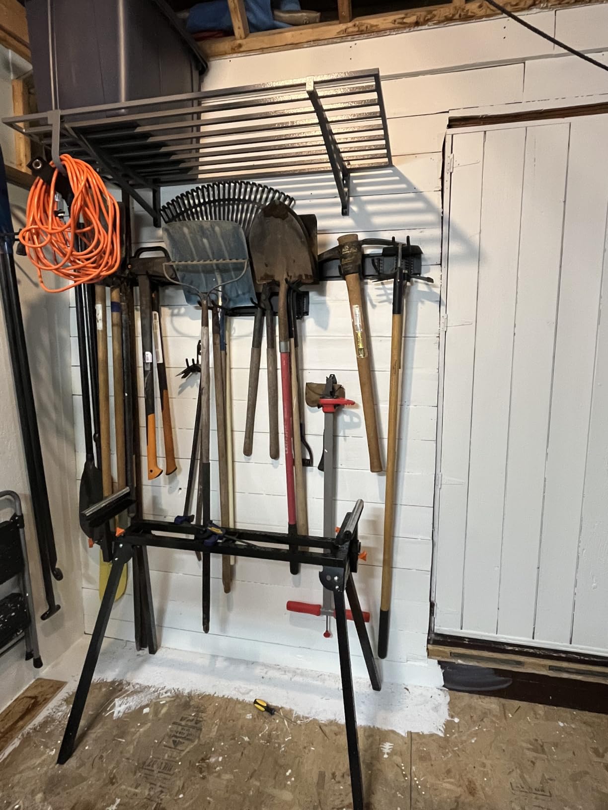 PIYILO 48 in Garage Tool Organizer Wall Mount, Adjustable Tool Storage Rack customer photo 2