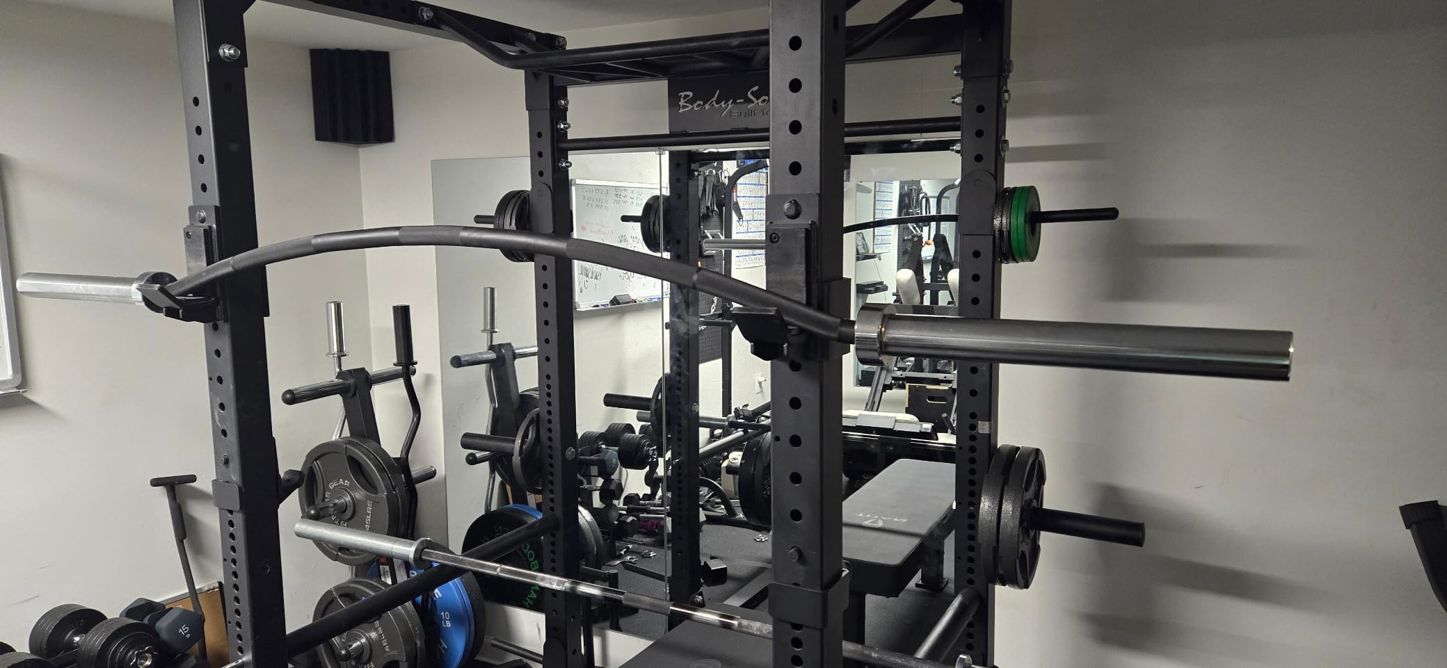 7FT Alloy Steel Cambered Barbell, 1000LB customer photo 2