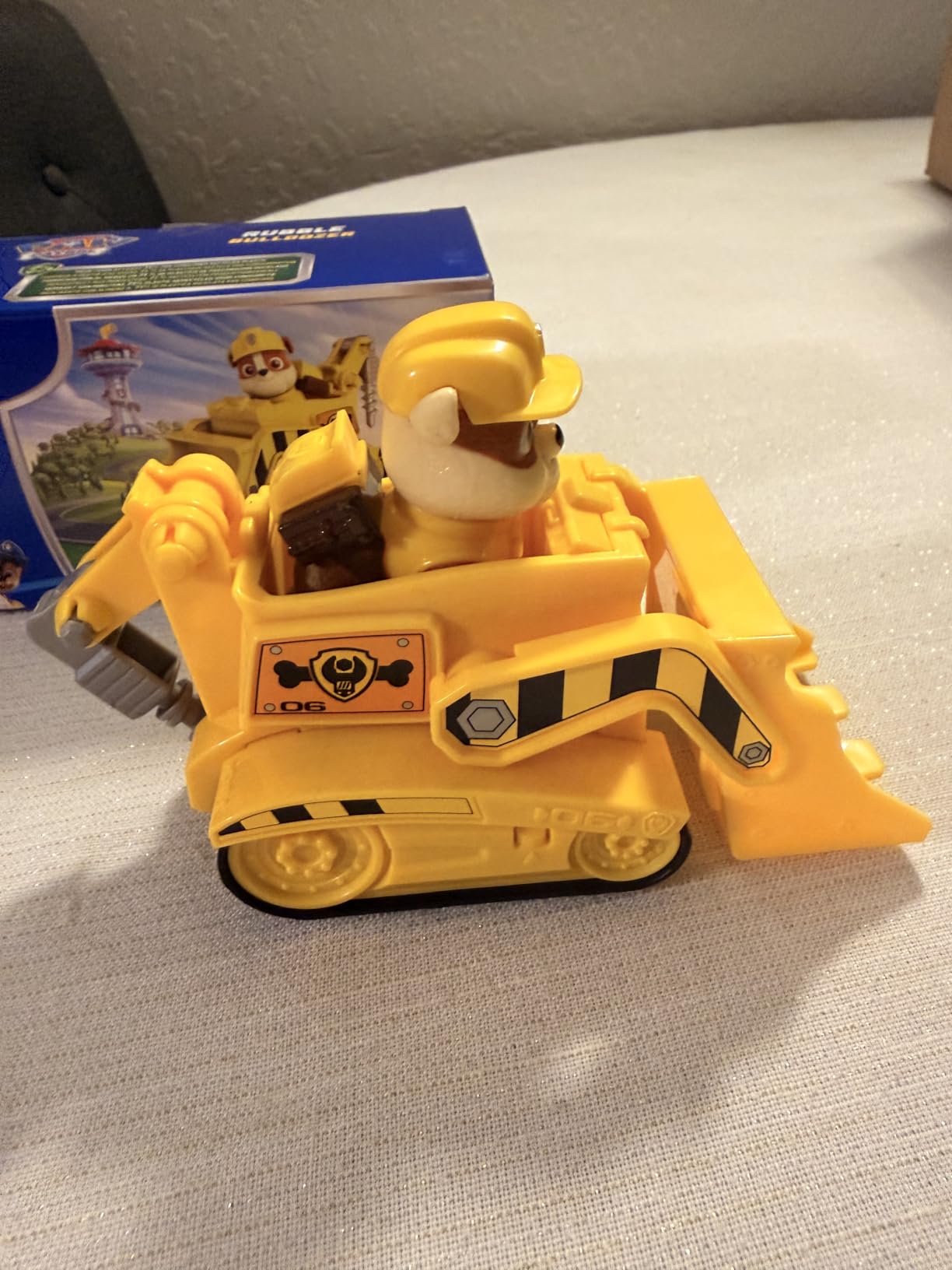 Paw Patrol, Marshall’s Firetruck Toy Vehicle with Collectible Action Figure customer photo 2