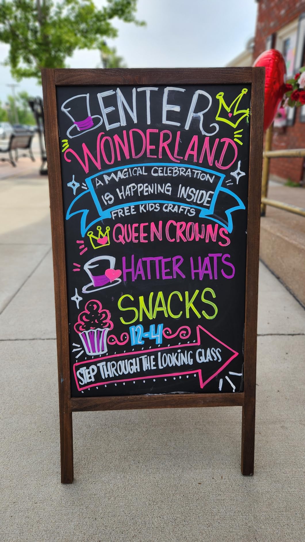 Chezerra A Frame Chalkboard Sign, 40
