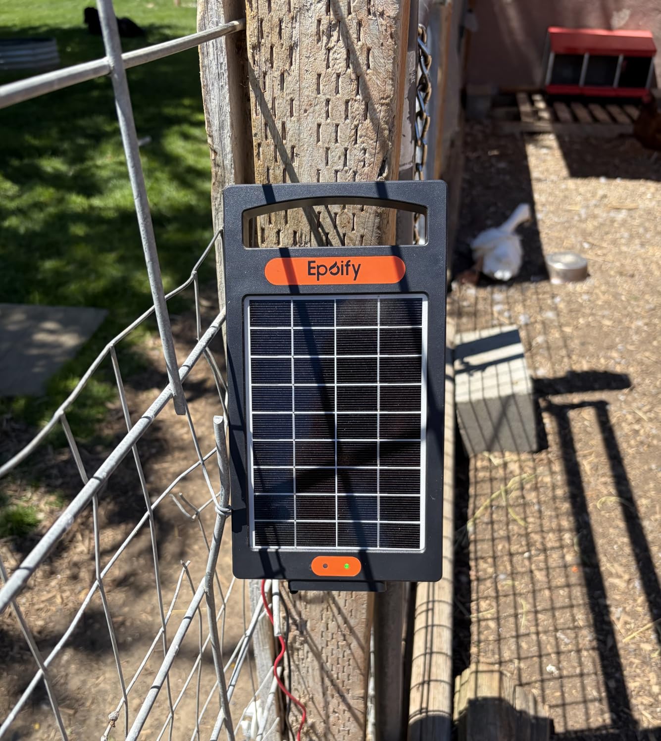 24-Hour Solar Electric Fence Charger, 0.18J, 10-Mile for Livestock customer photo 2