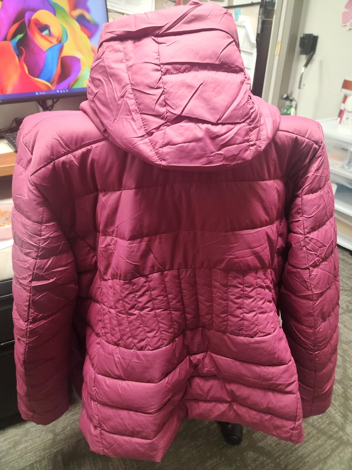 TDYPCI Women's Lightweight Waterproof Puffer Jacket Warm For Cold Winter customer photo 1