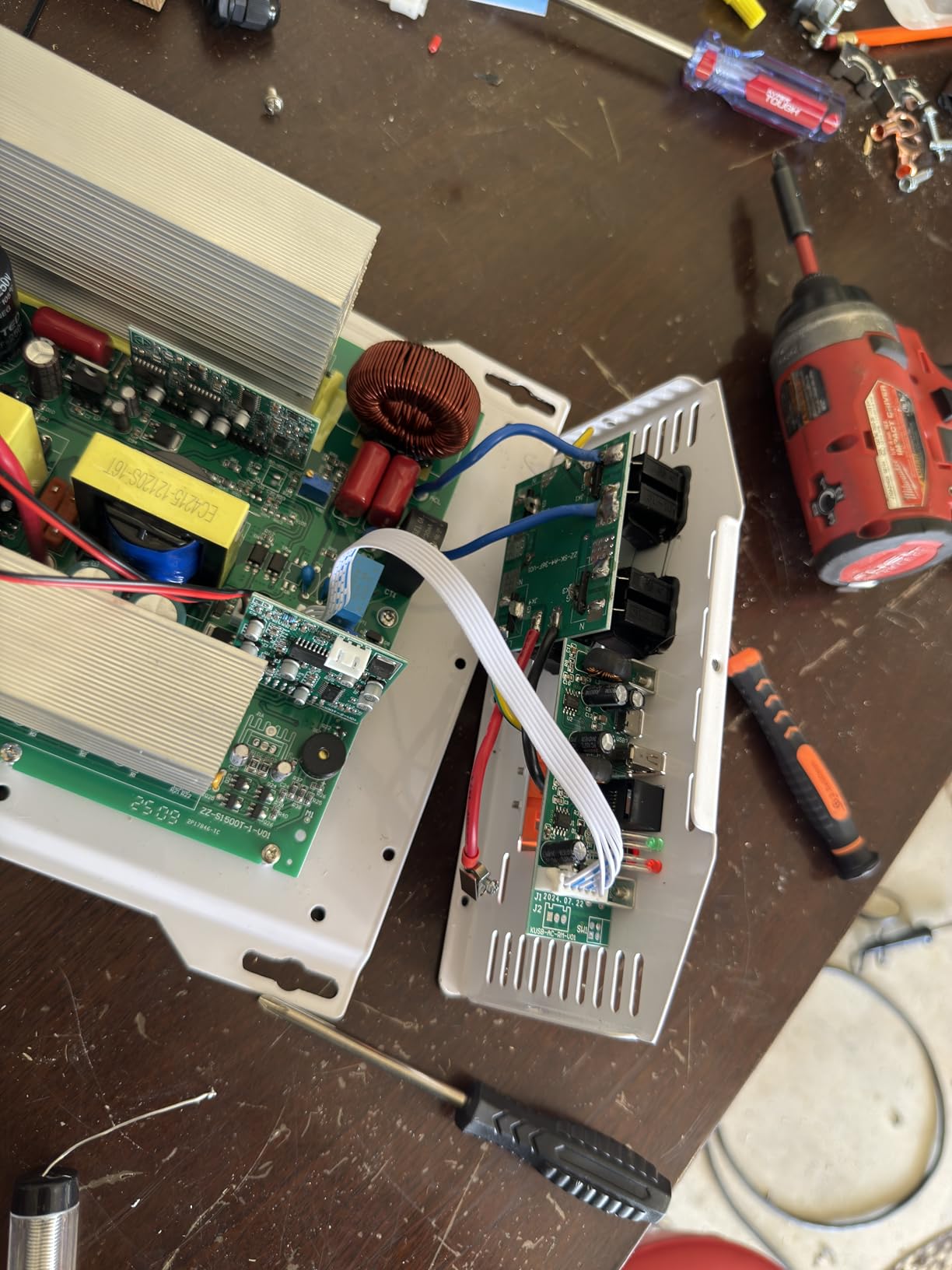 3000W Pure Sine Wave Inverter 12V DC to 120V AC Converter with LCD Remote customer photo 2