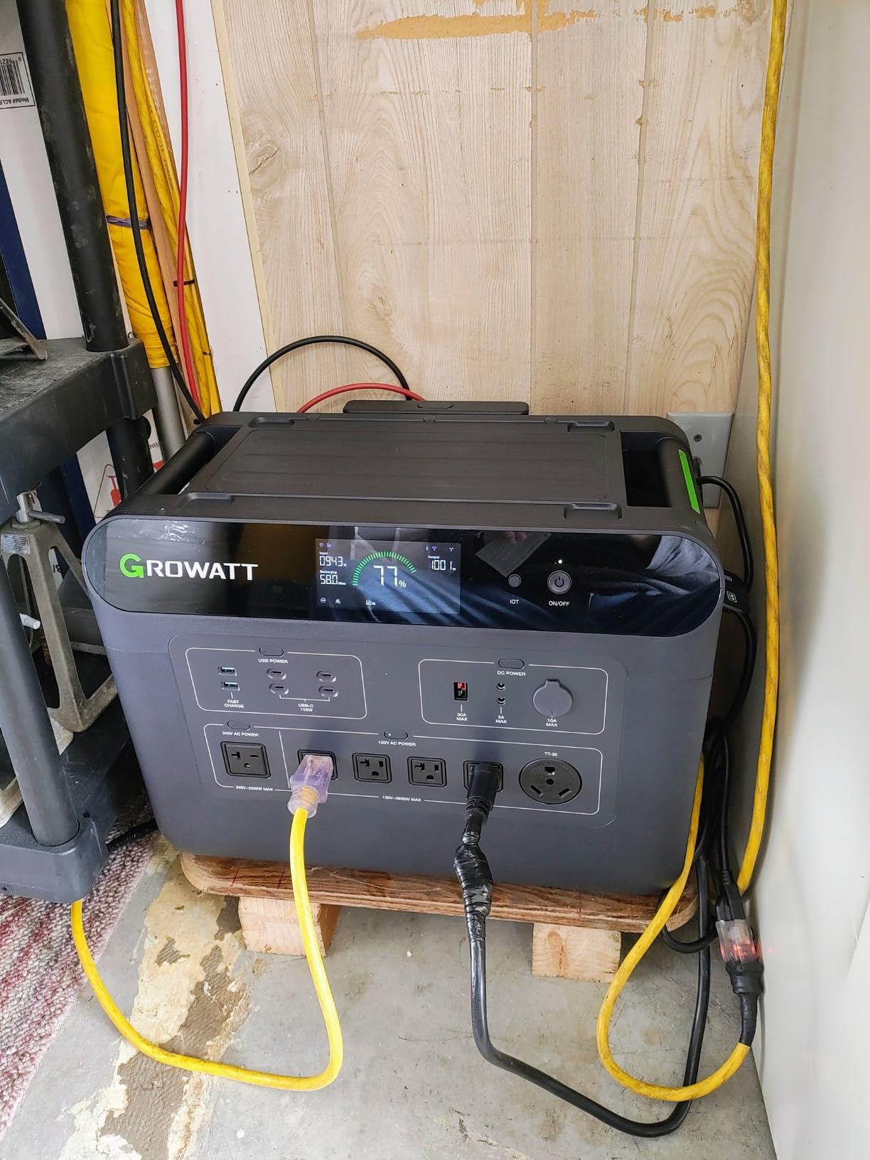 GROWATT HELIOS 3600 Portable Power Station with 400W Solar Panel customer photo 1