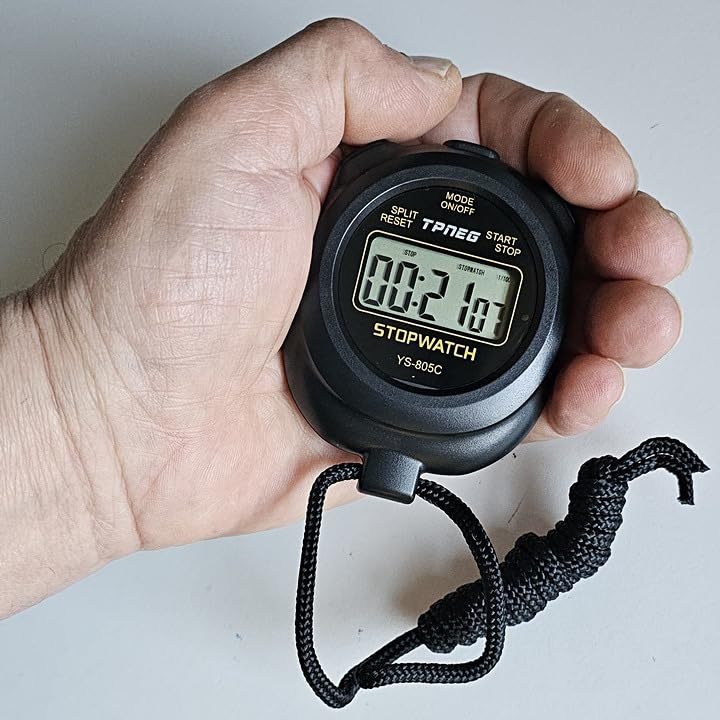 TPNEG Simple Stopwatch Timer - Easy to Use, Set Up, Read, and Carry - Large Display customer photo 1