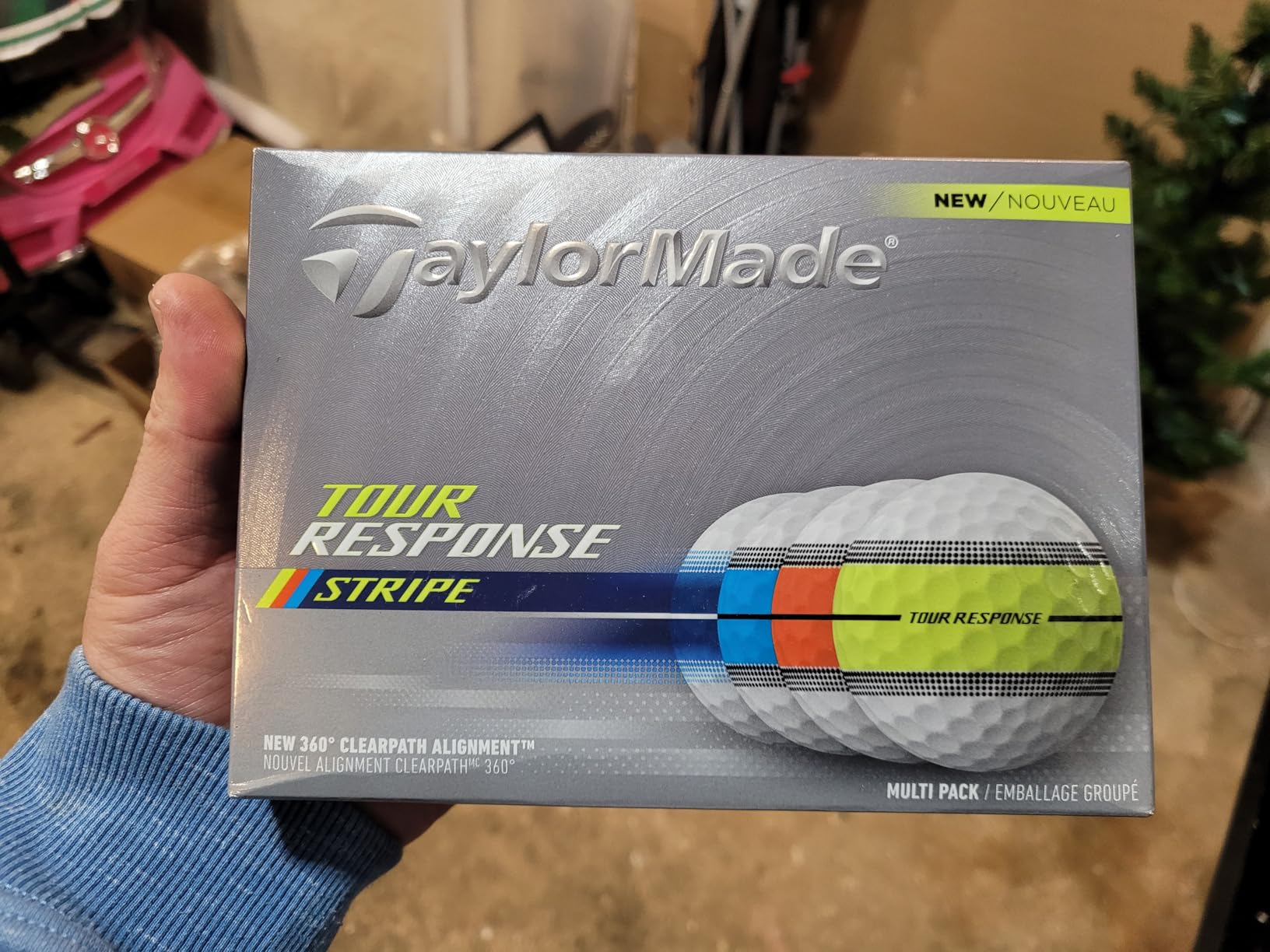 TaylorMade Tour Response Golf Balls, Enhanced 360° ClearPath Alignment, Speed Wrapped Core for Distance and Feel, Pack of 12 customer photo 1