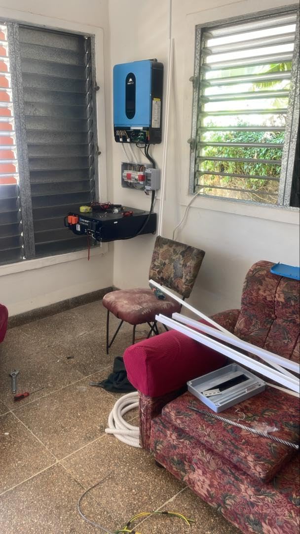 SUNGOLDPOWER 6500W 48V Solar Inverter, Split Phase,Built-in 2 MPPTs, Max 140A Battery Charging, AC Input/Output 120V/240V(settable),Pure Sine Wave Inverter(Parallel/BMS COMM) UL1741 customer photo 1