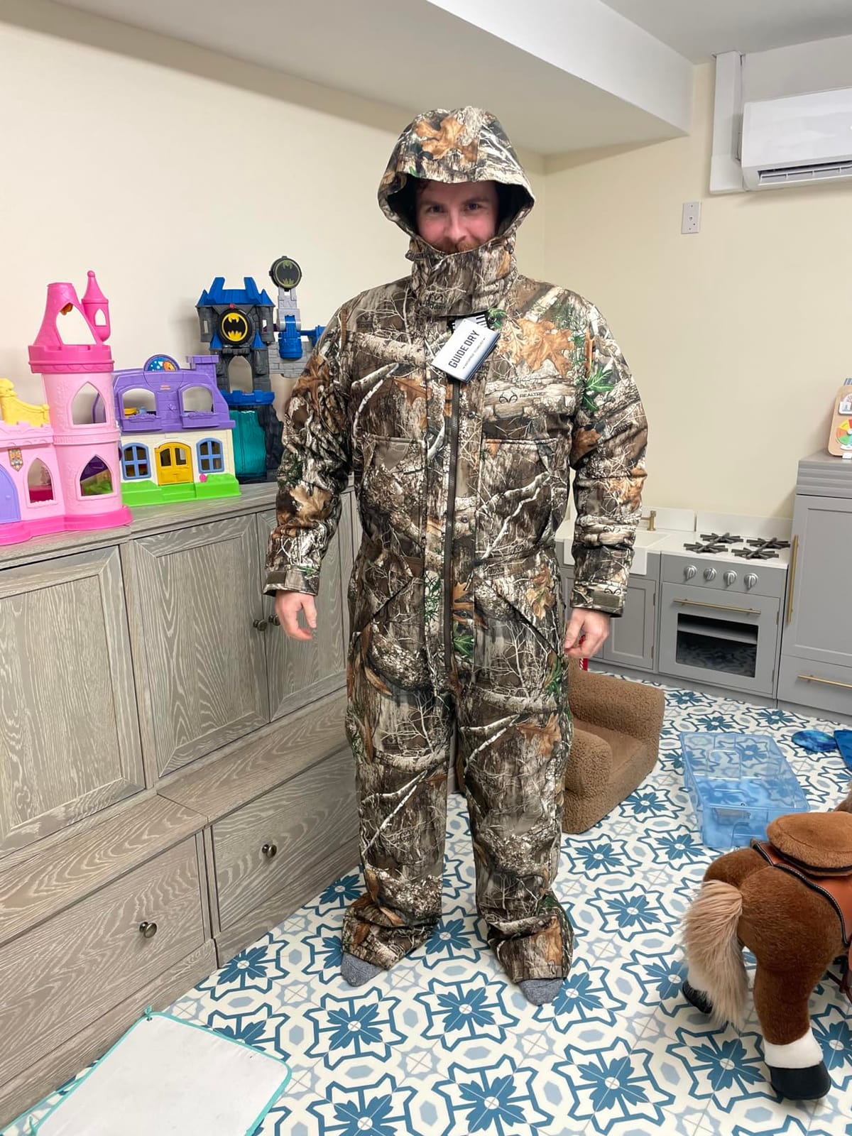 Guide Gear Men's Dry Waterproof Hunting Coveralls with Hood, Insulated Camo Hunt Overalls customer photo 2
