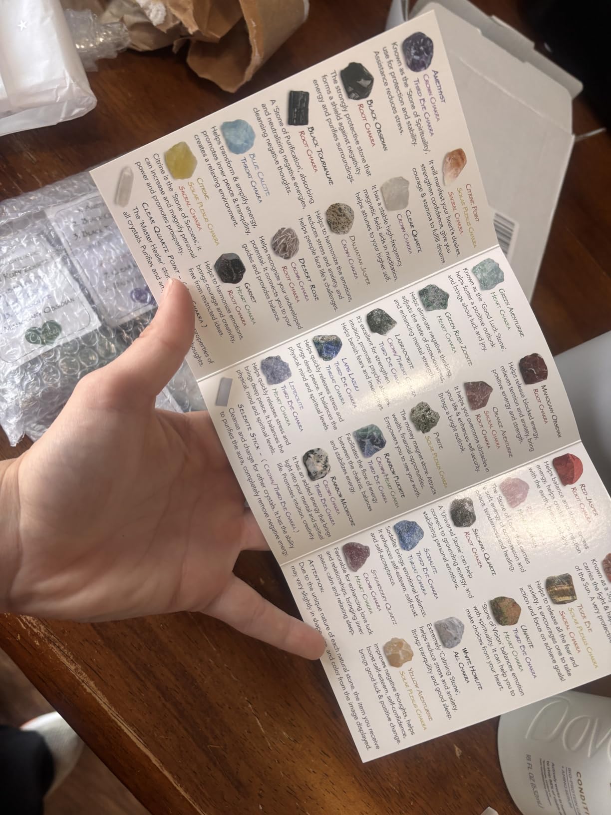 32 Natural Crystals and Healing Stones with Guide, Real Raw Crystal Set | Crystals for Healing, Chakra, Meditation, Home Decor, Bulk Rough Stone Collection customer photo 1