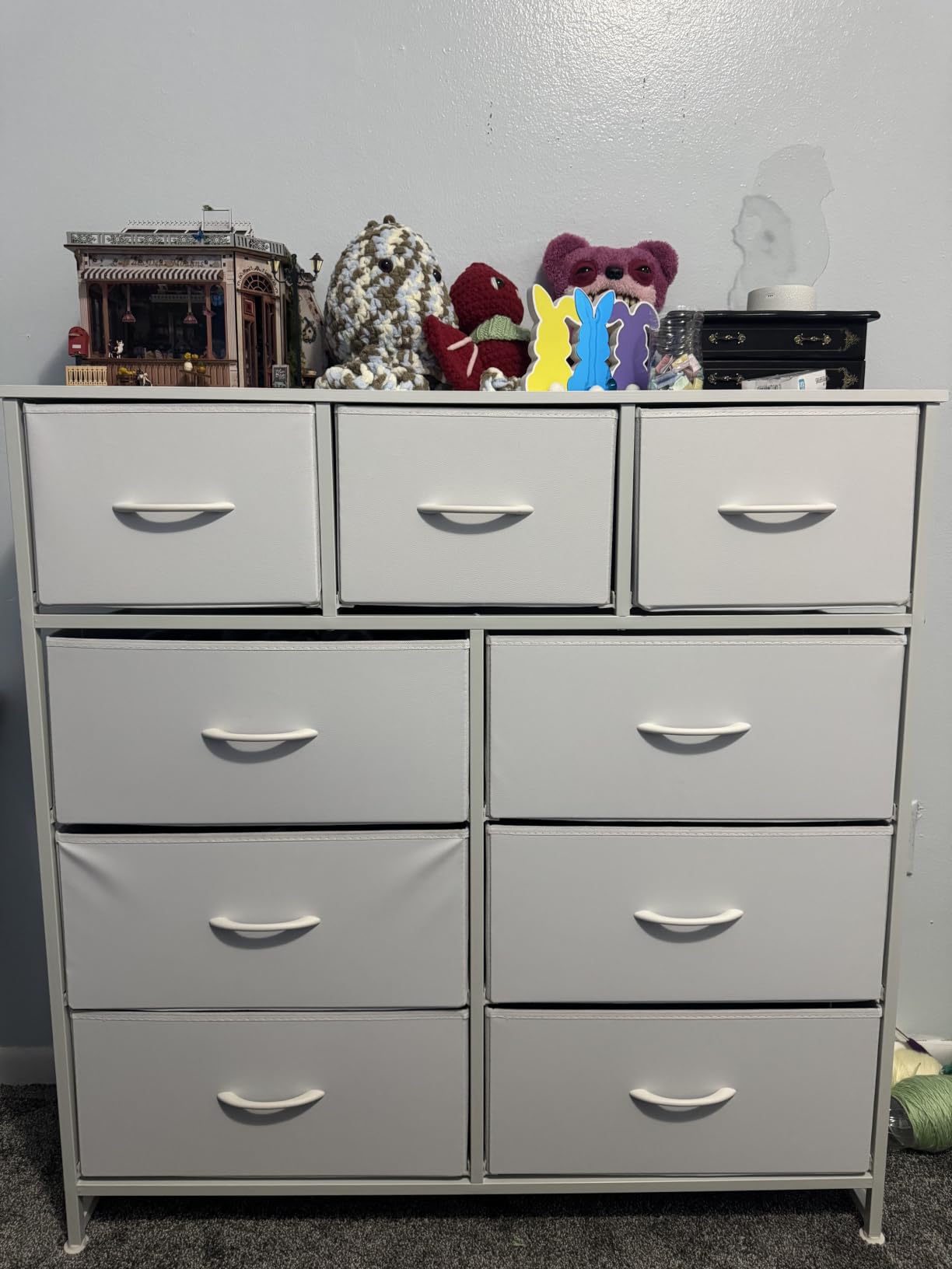 DUMOS 9 Drawer Dresser for Bedroom, Storage Organizer Chest of Drawers customer photo 2