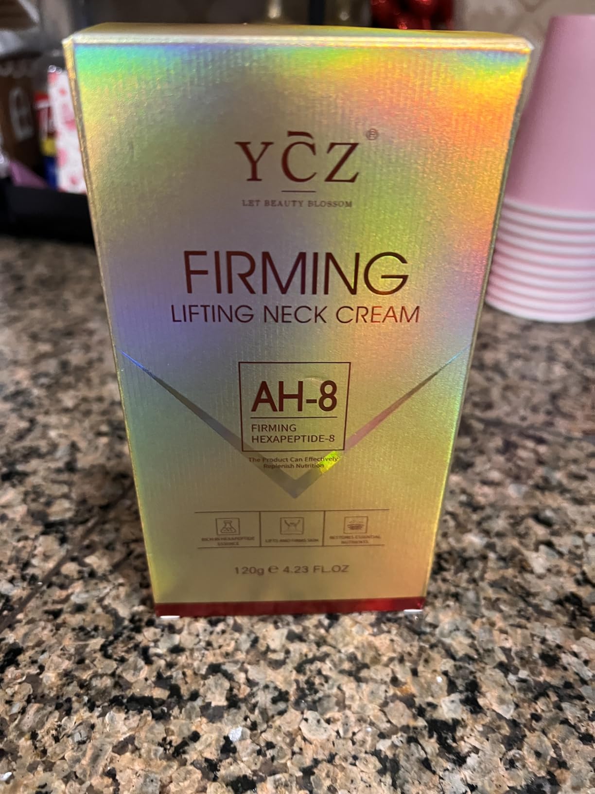 Ycz AH-8 Neck Cream for Tightening and Firming, Reduce Wrinkles, 4.23 Fl Oz customer photo 1
