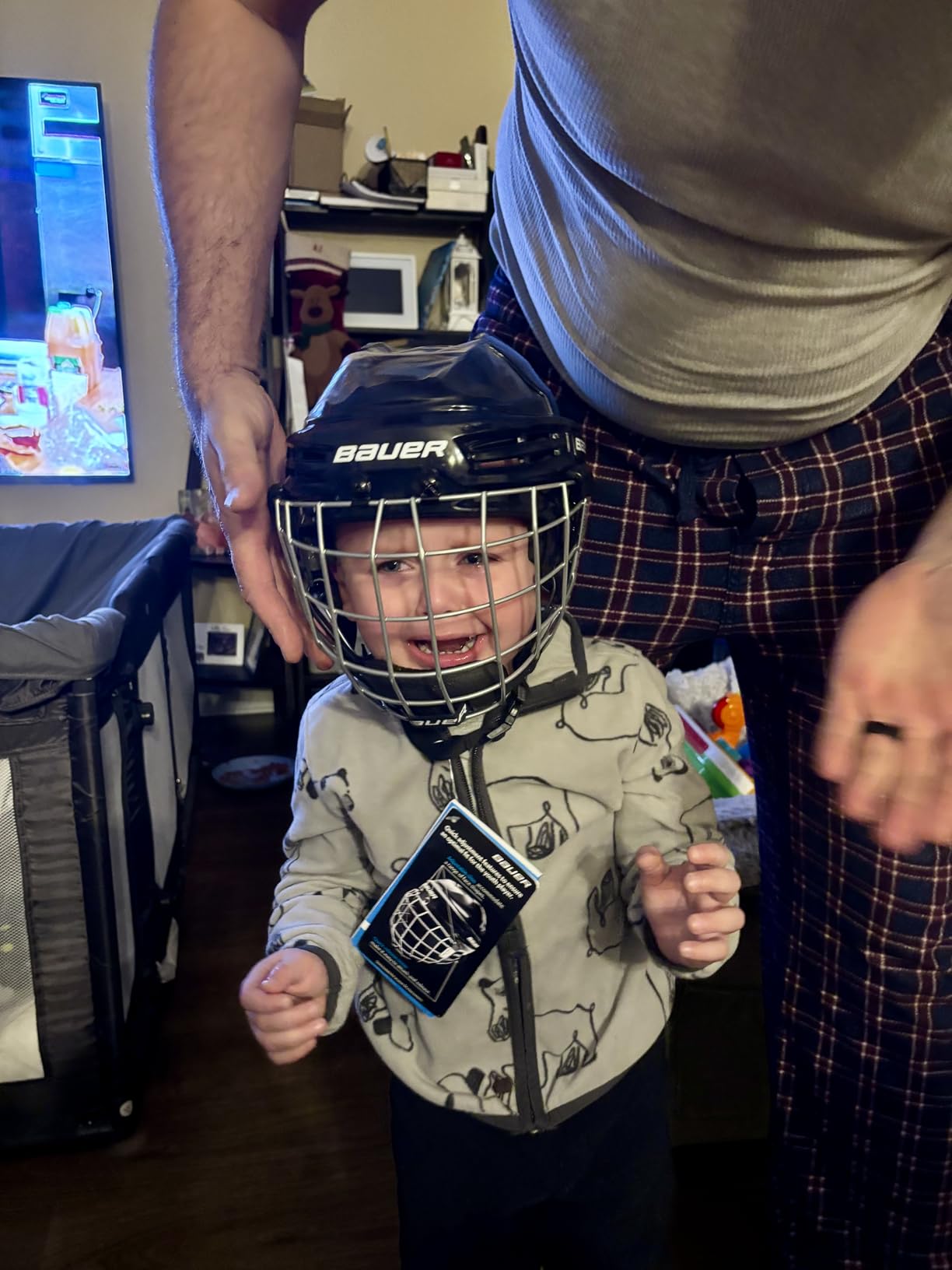 Bauer Prodigy Hockey Helmet Combo with Facemask Cage, Youth Size customer photo 1