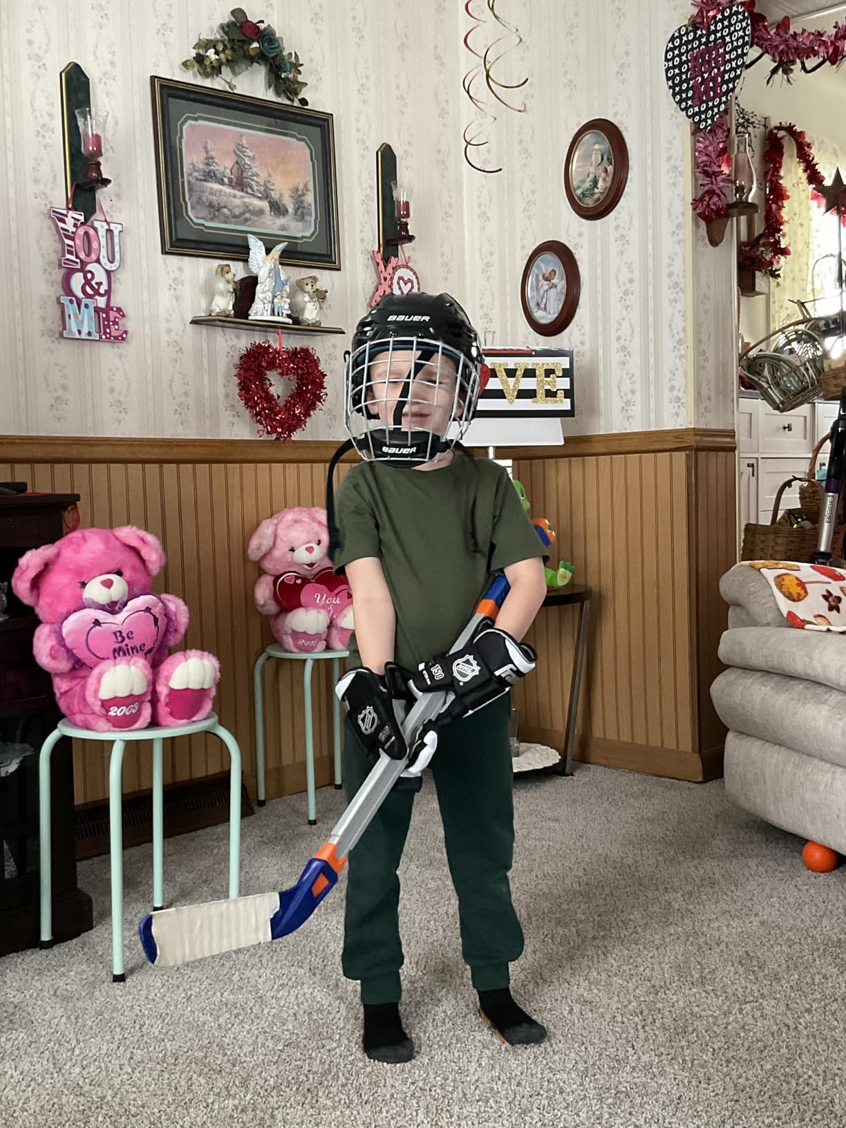 Bauer Prodigy Hockey Helmet Combo with Facemask Cage, Youth Size customer photo 2