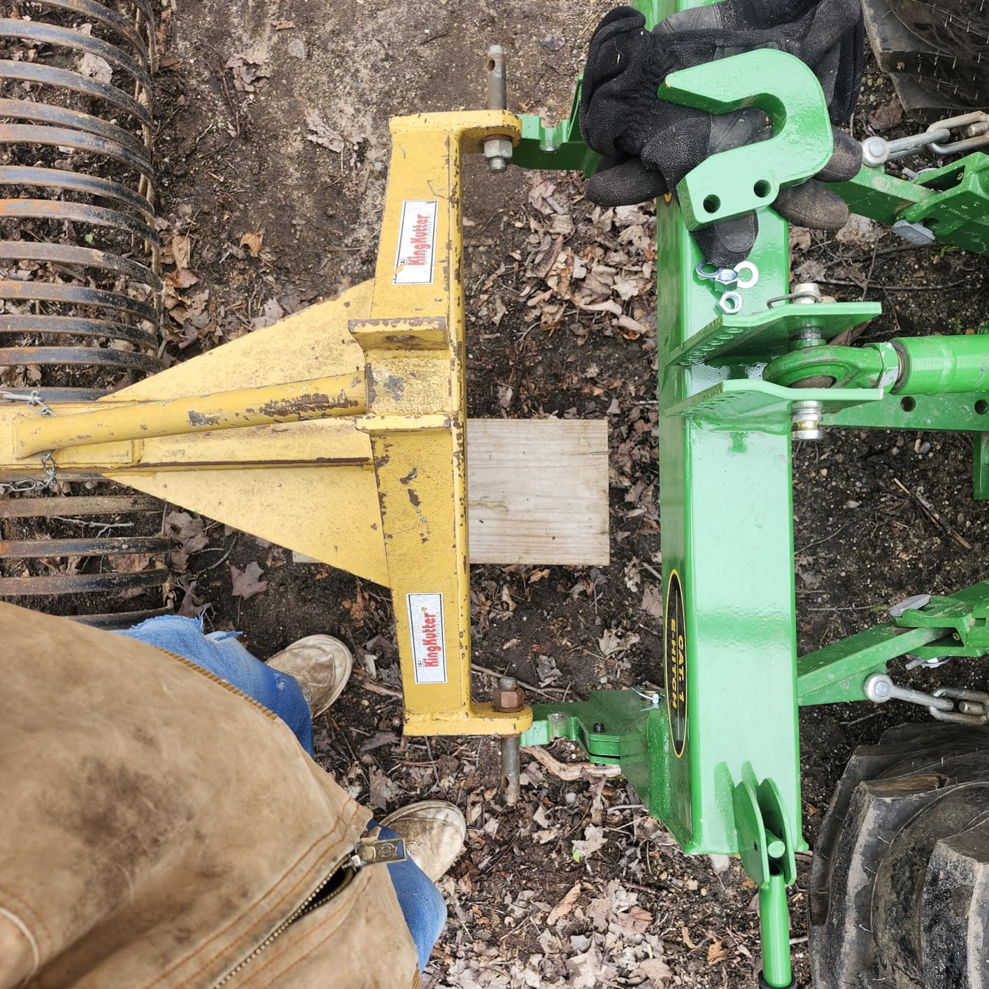 SpeeCo 3-Point Tractor Quick Hitch, Category 1, Orange customer photo 1