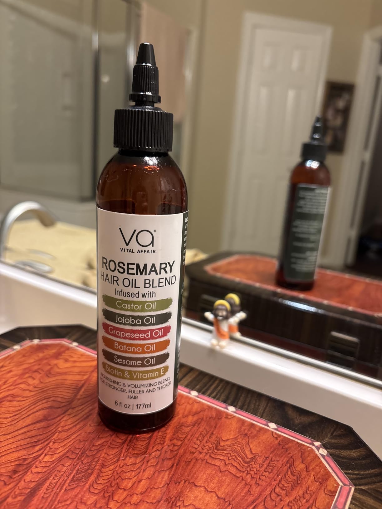 Blend Of Pure Rosemary Oil For Hair Growth 6 Fl Oz With Castor, Batana Oil customer photo 1