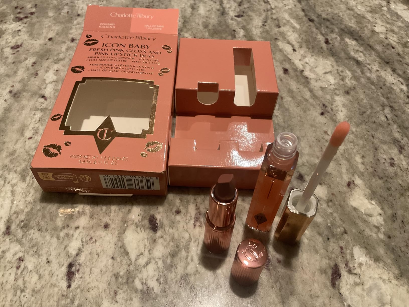 Charlotte Tilbury Icon Baby Lip Duo Kit - Mini Lipstick & Full Size Gloss customer photo 1