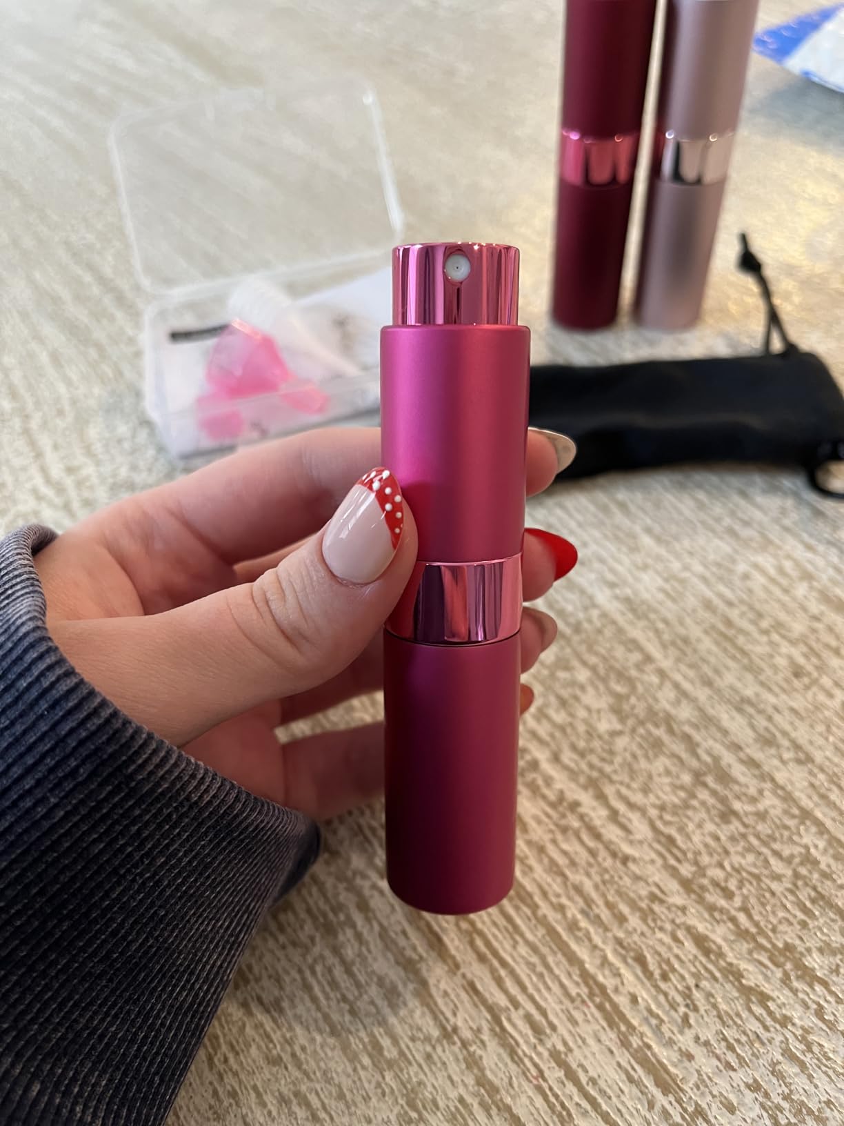 8ml Travel Perfume Bottle Refillable, Atomizer Sprayer for Cologne 3PCS customer photo 1