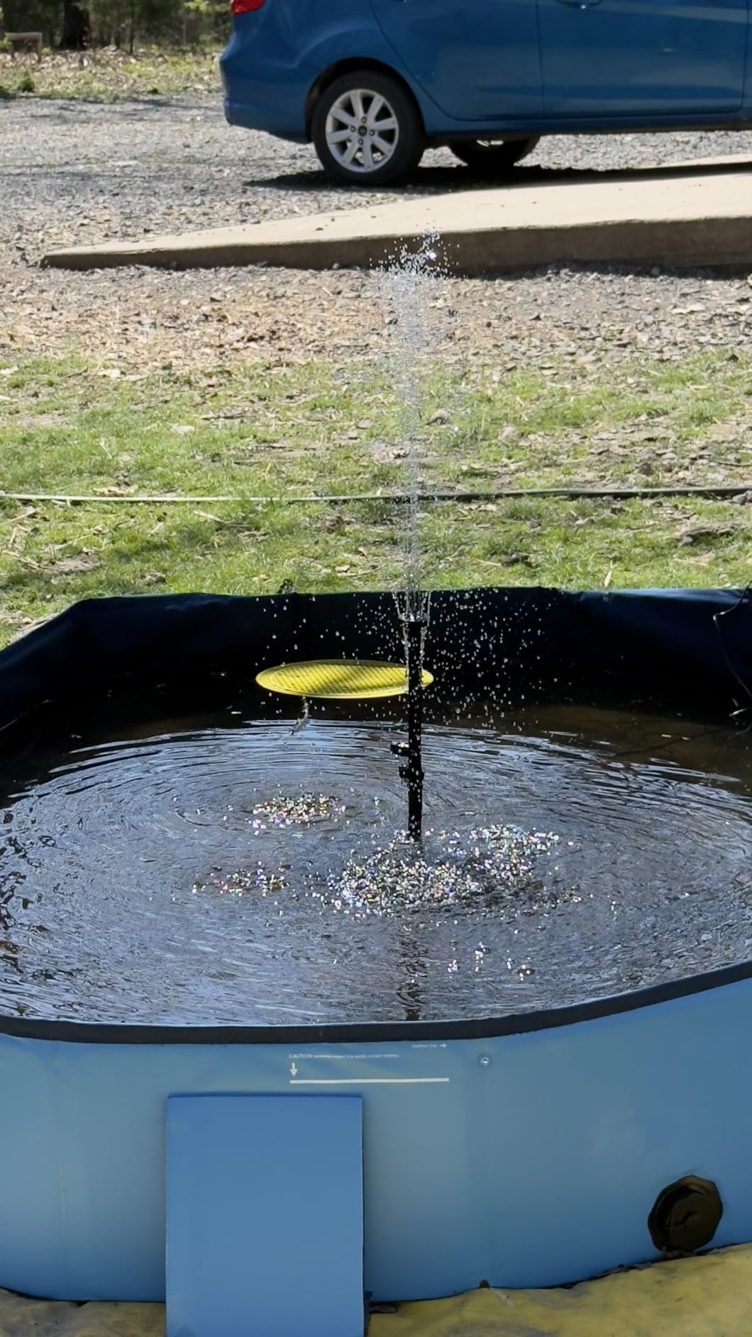 NFESOLAR 20W Solar Pond Filter Fountain for Outdoor Koi Pond, Fish Tank customer photo 2