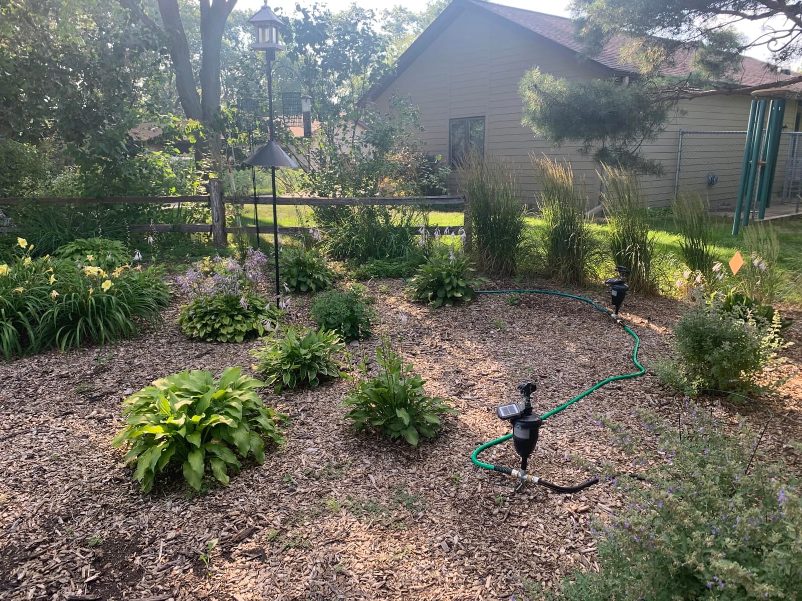 Motion Activated Sprinklers for Yard - Cat & Deer Repellent Devices, Raccoon & Dog Deterrent, Skunk & Cat Repellent for Yard, Scarecrows for Outside, Yard Maintenance Must Haves (2 Pack) customer photo 2