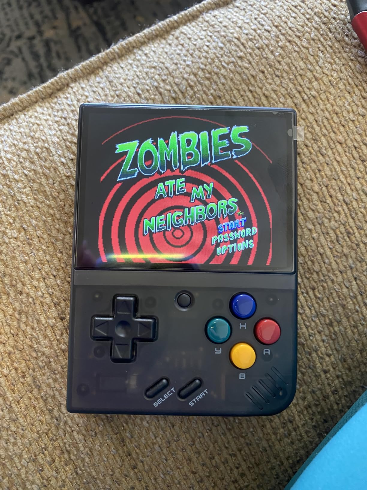 Miyoo Mini Plus OnionOS Handheld Game Console 3.5-inch 640*480 Screen 3000mAh Miyoo-mini+ with Portable Case Transparent Black customer photo 2