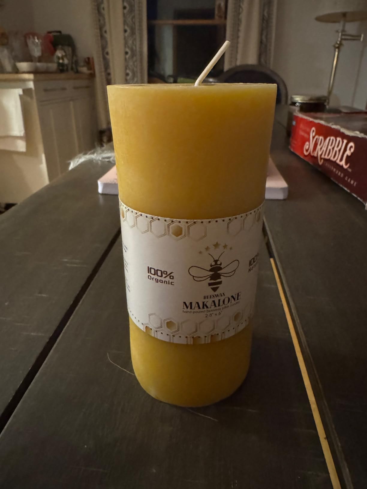 Pure Beeswax Candles, 3 Pack Unscented Pillar Candles, 213 Hours Long Burning Clean Burning, Smokeless Dripless Bees Wax Candle for Home, Prayer, Emergency, Dinner Table (3x3, 3x4, 3x6in) customer photo 2