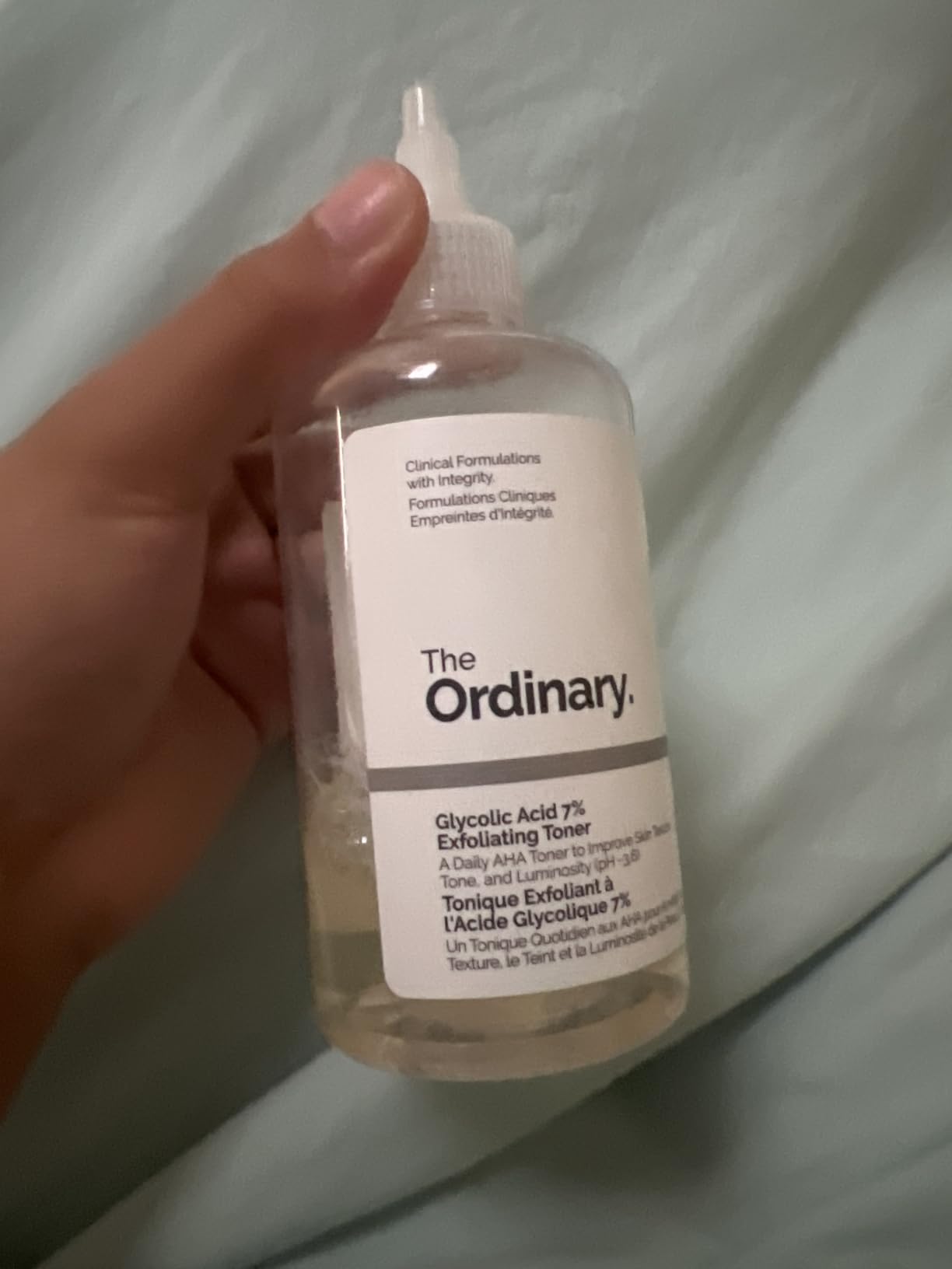The Ordinary Glycolic Acid 7% Exfoliating Toner, Brightening and Smoothing Daily Toner for More Even-Looking Skin Tone customer photo 1