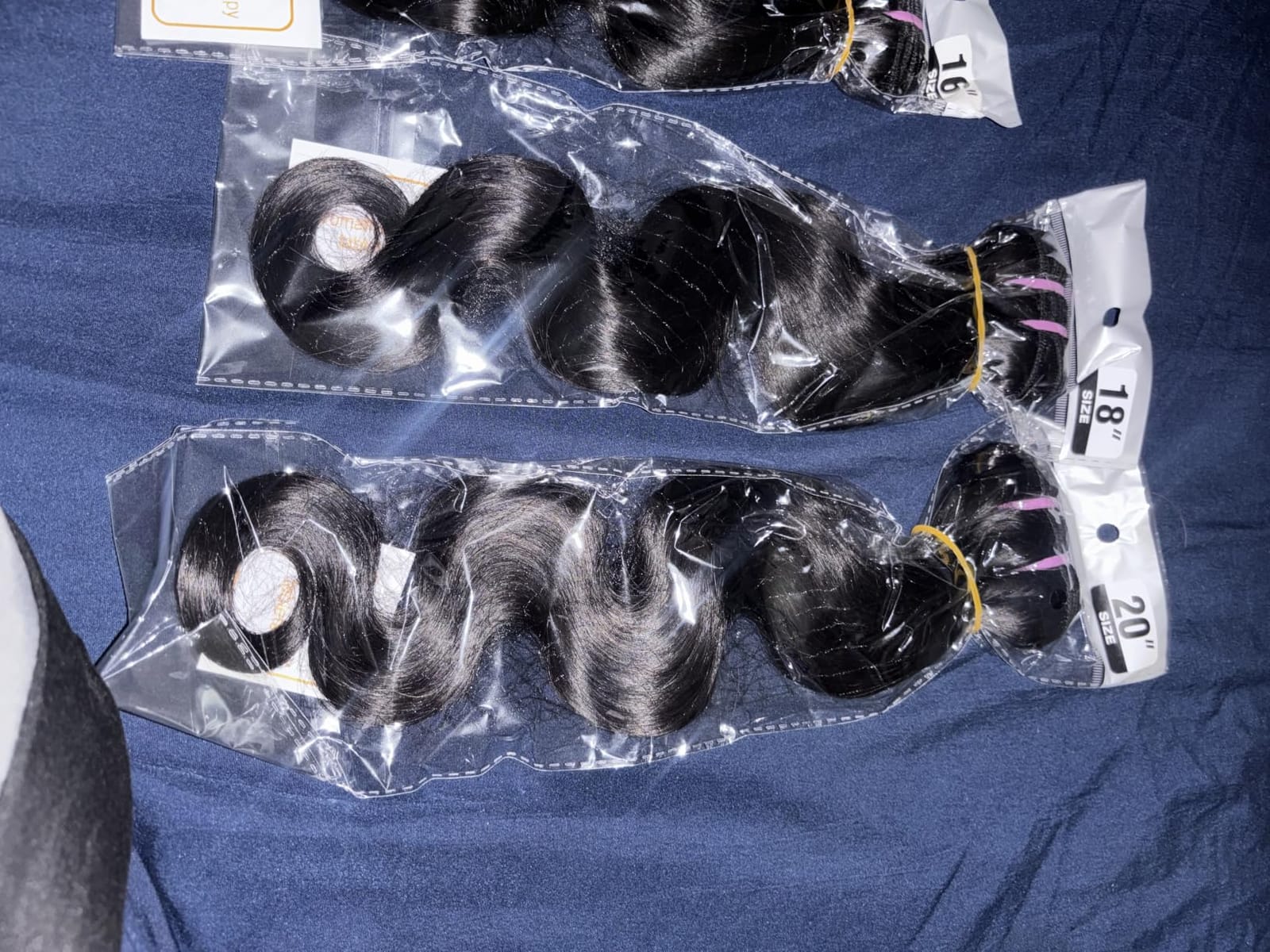 12A Human Hair Bundles with Closure 16 18 20 with 14 Inch Brazilian Body Wave 3 Bundles Human Hair with 4x4 HD Lace Closure 100% Unprocessed Virgin Human Hair Weave customer photo 1